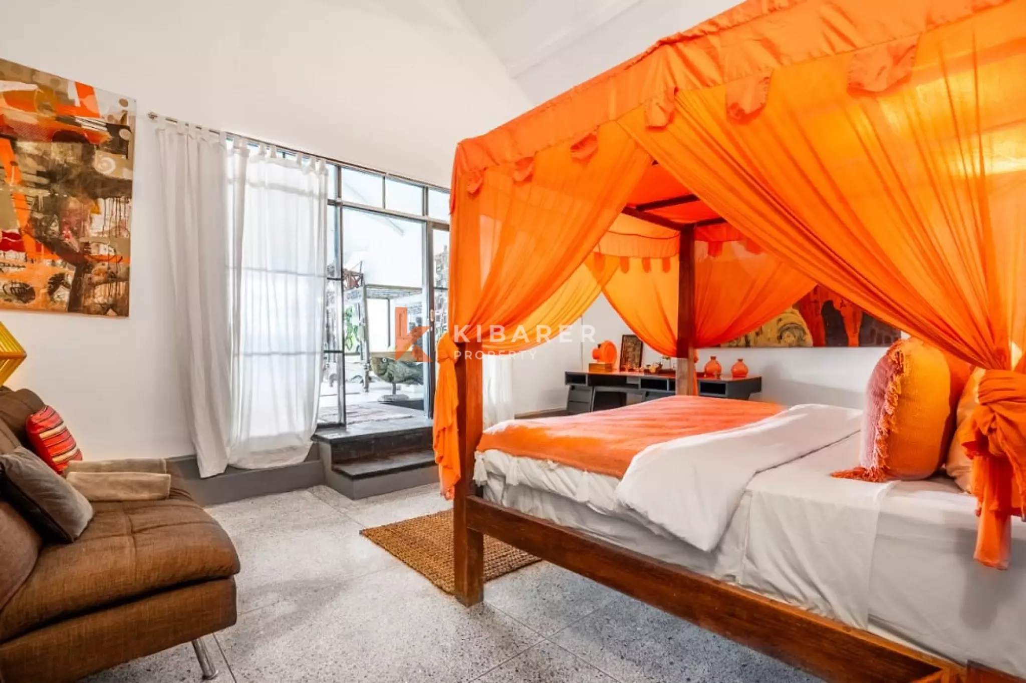 Grand Joglo Five-Bedrooms Open Living Villa in Canggu