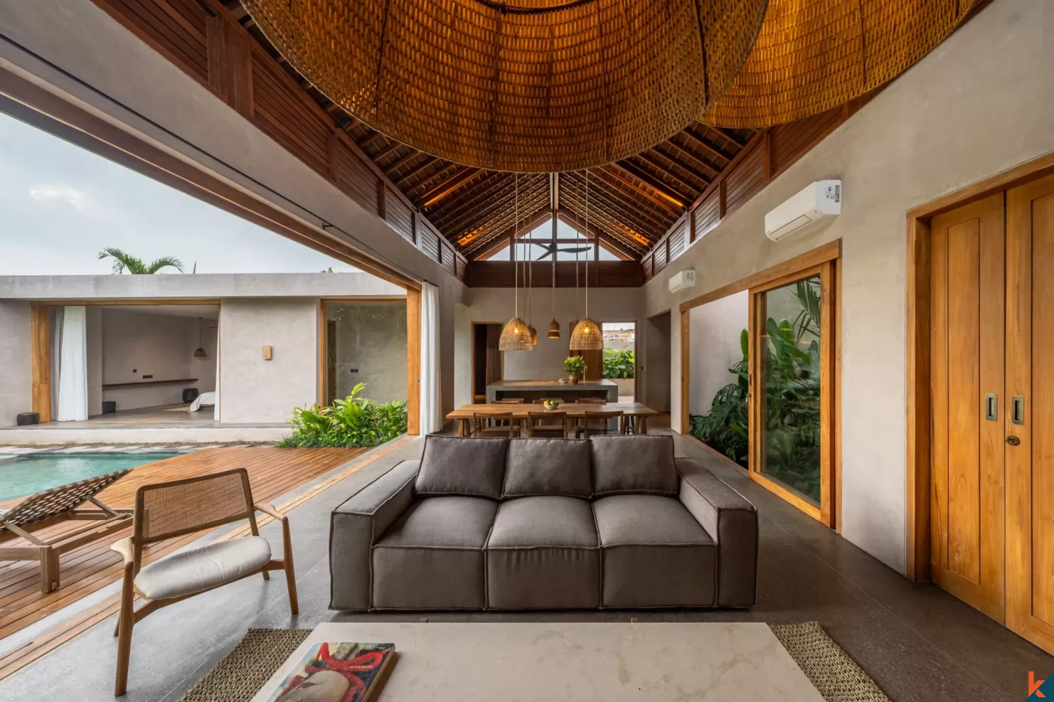 Serene two bedroom leasehold property with ricefield view in Seseh