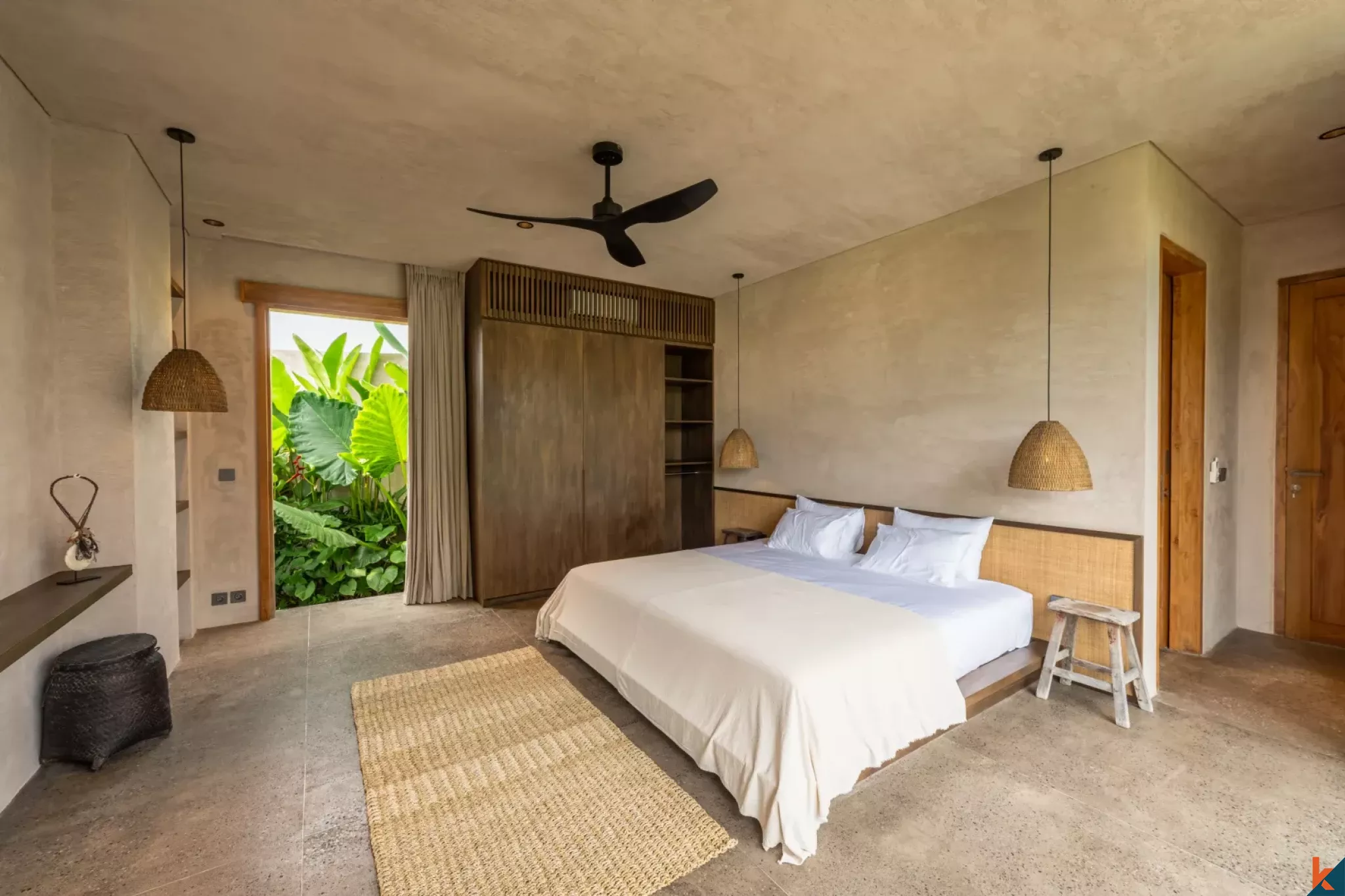 Serene two bedroom leasehold property with ricefield view in Seseh