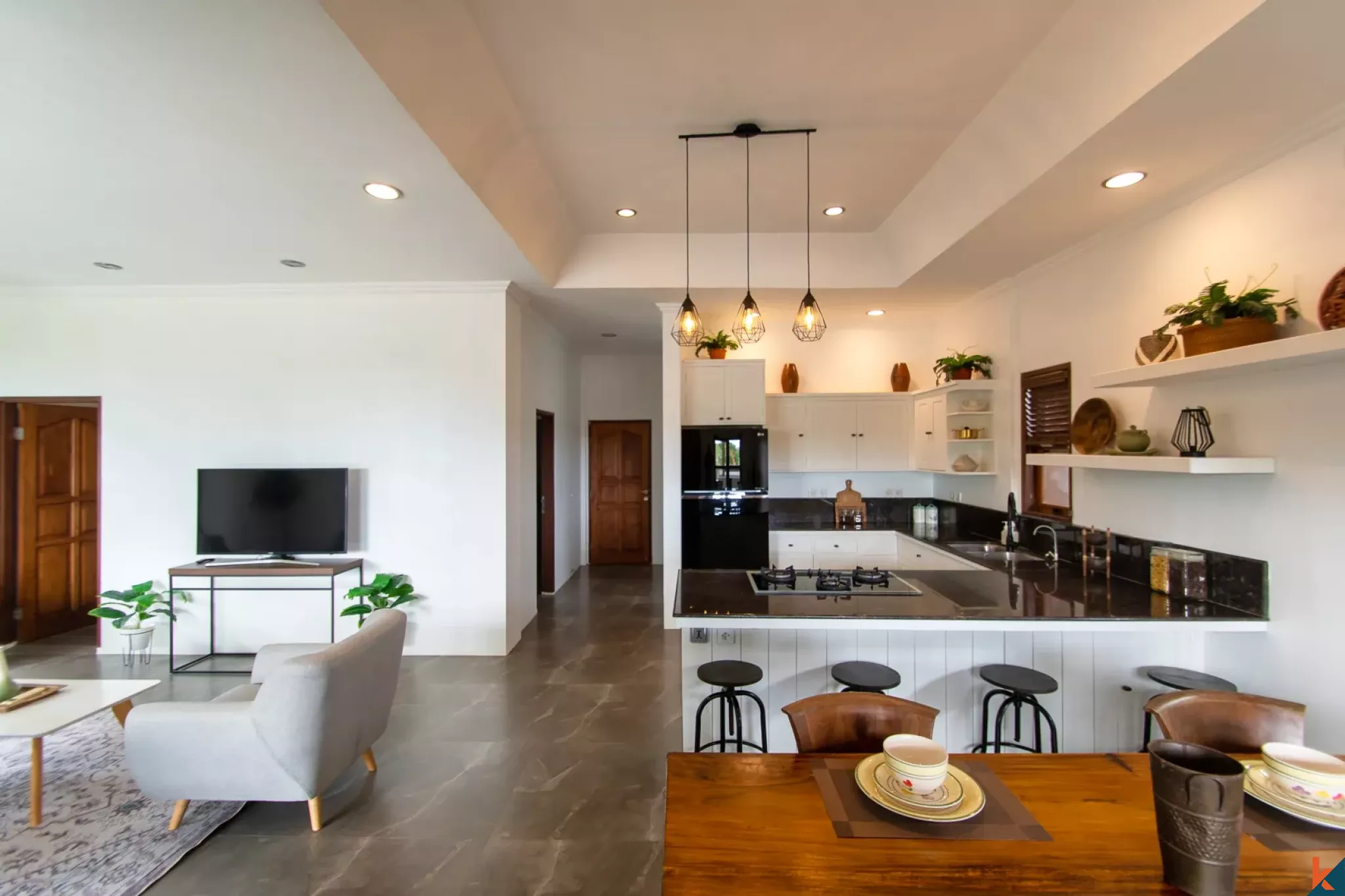 Ocean views freehold two bedroom plus office property for sale in Bukit