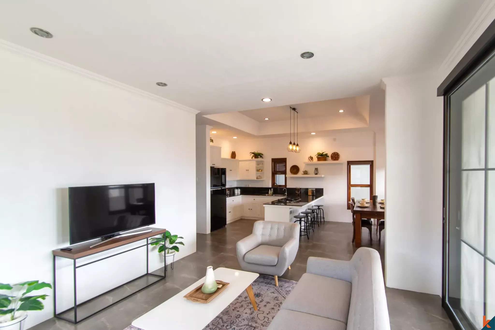 Ocean views freehold two bedroom plus office property for sale in Bukit