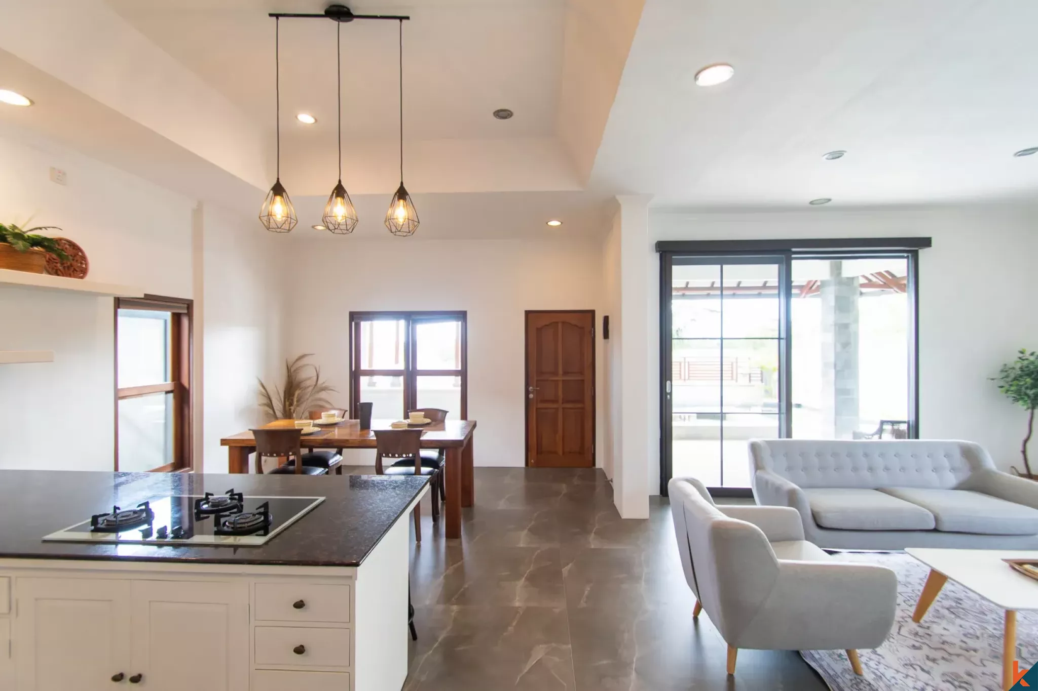 Ocean views freehold two bedroom plus office property for sale in Bukit