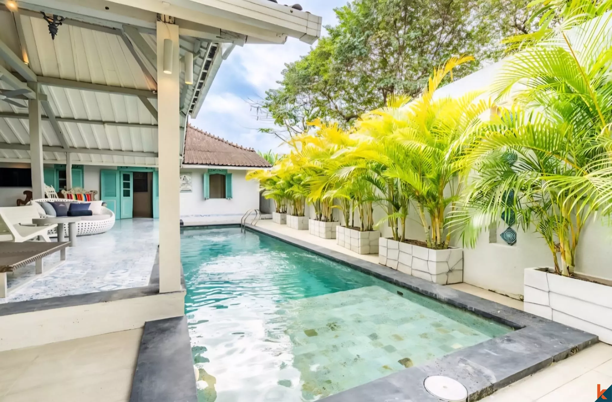 Stylish 3-Bedroom Tropical Villa with Private Pool in Babakan