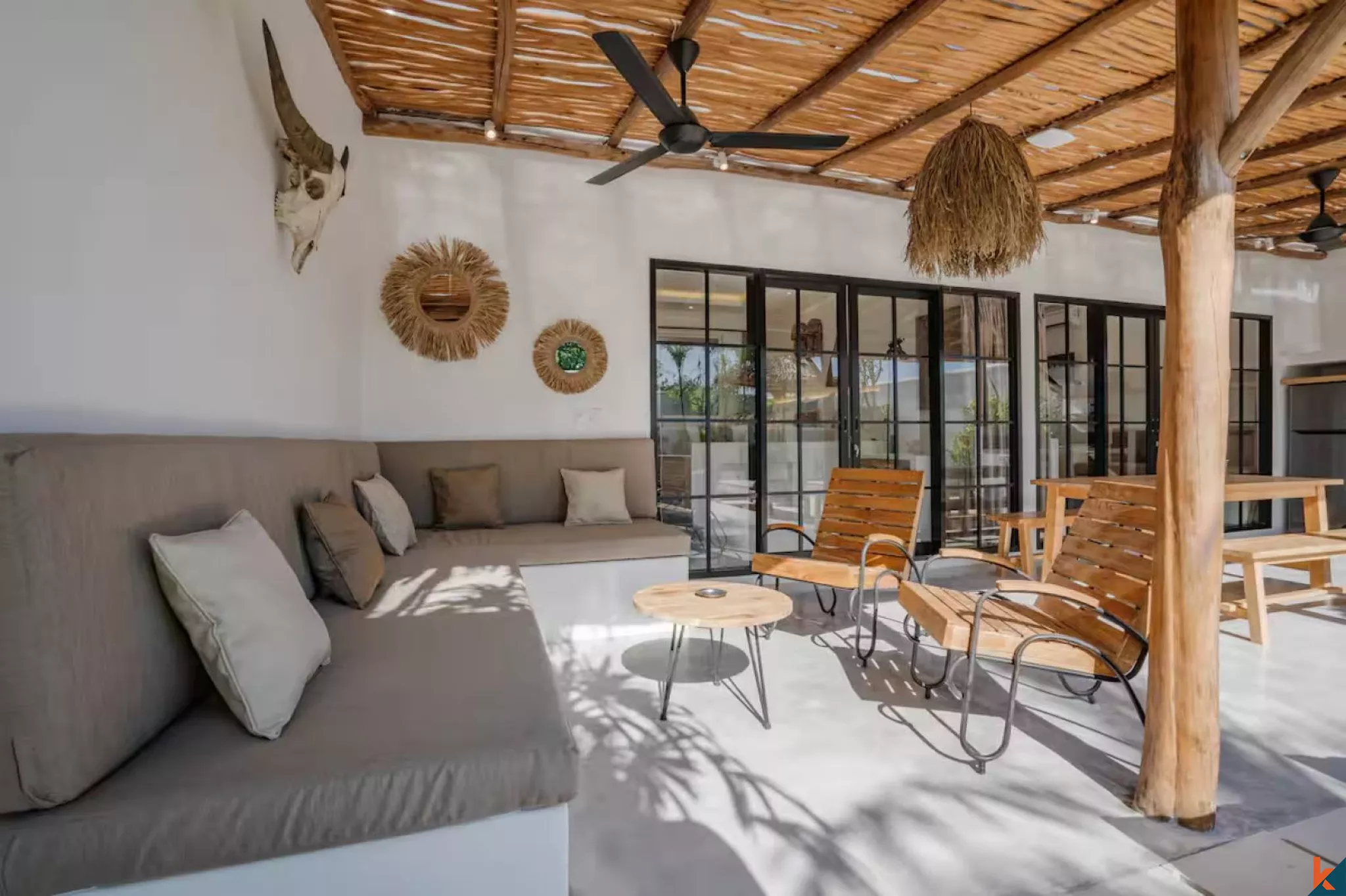 Villa de deux chambres à louer à quelques pas de la plage à Nyanyi