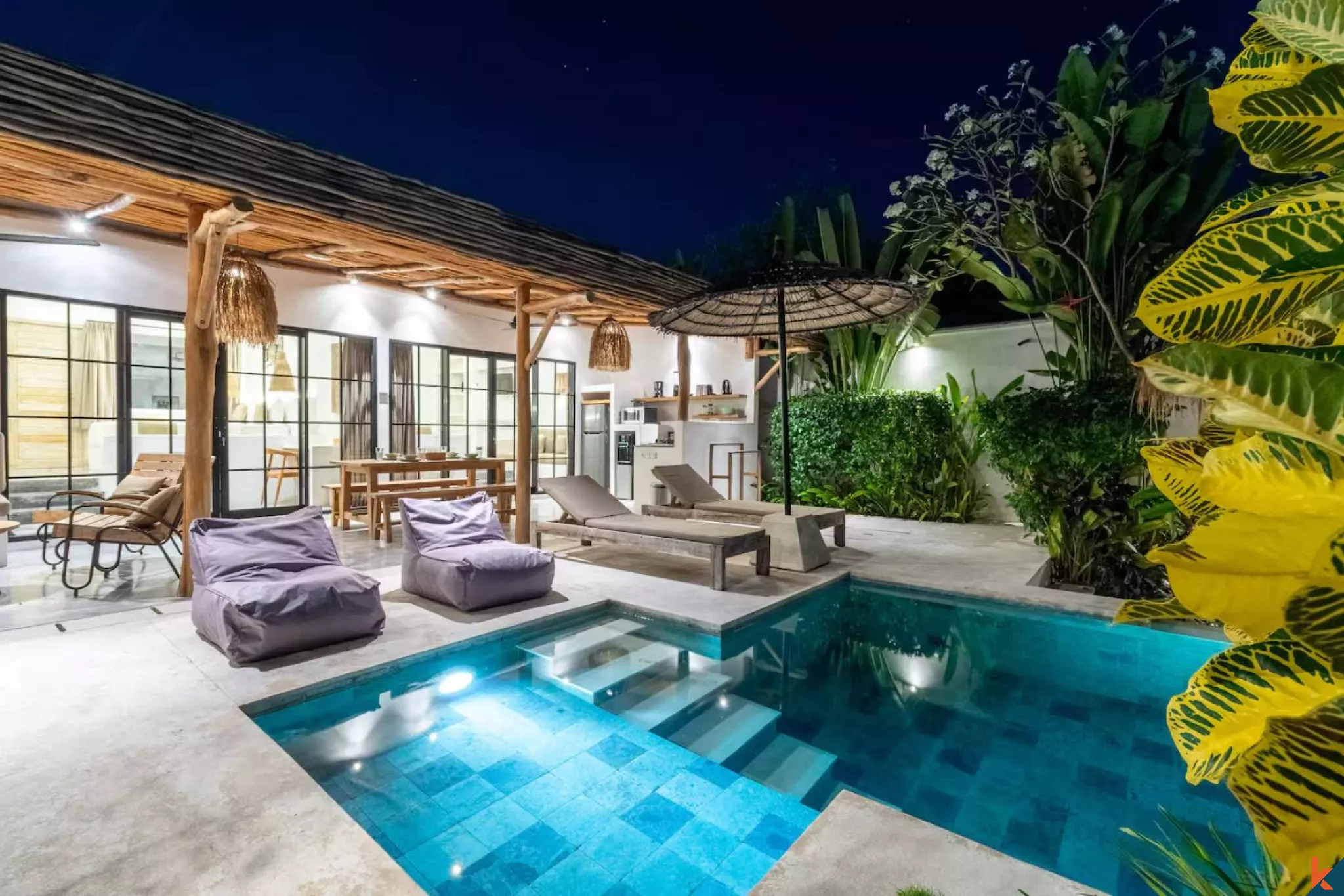 Villa de deux chambres à louer à quelques pas de la plage à Nyanyi