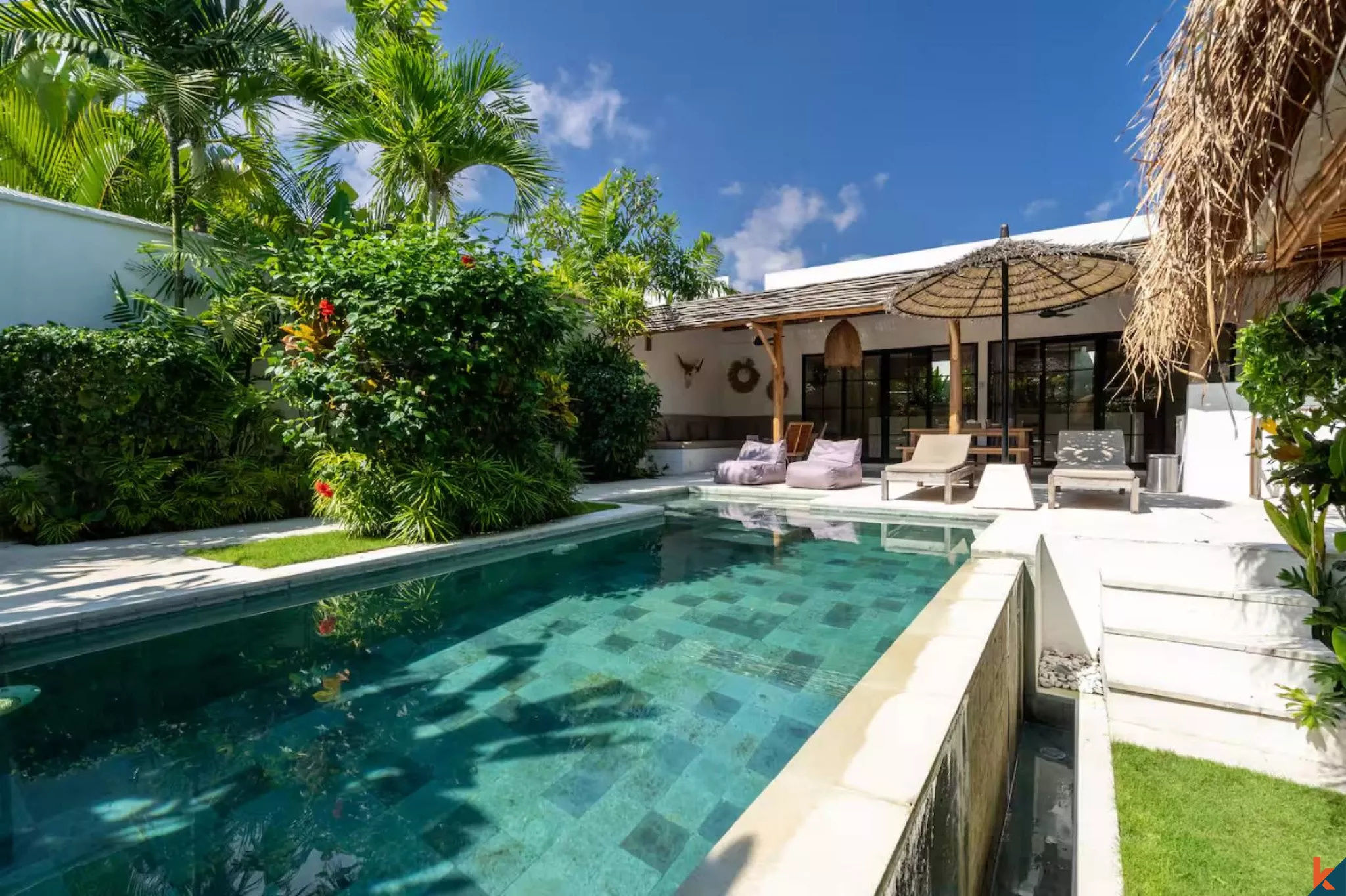 Villa de deux chambres à louer à quelques pas de la plage à Nyanyi