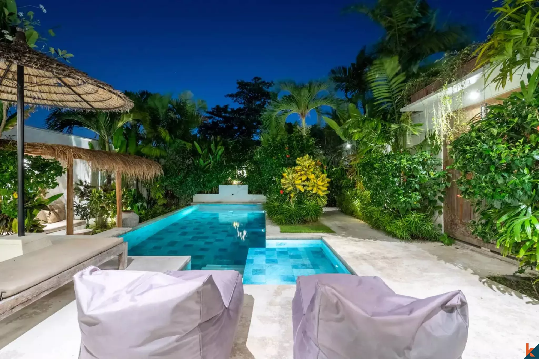 Villas jumelées tropicales modernes à louer à proximité de la plage à Nyanyi