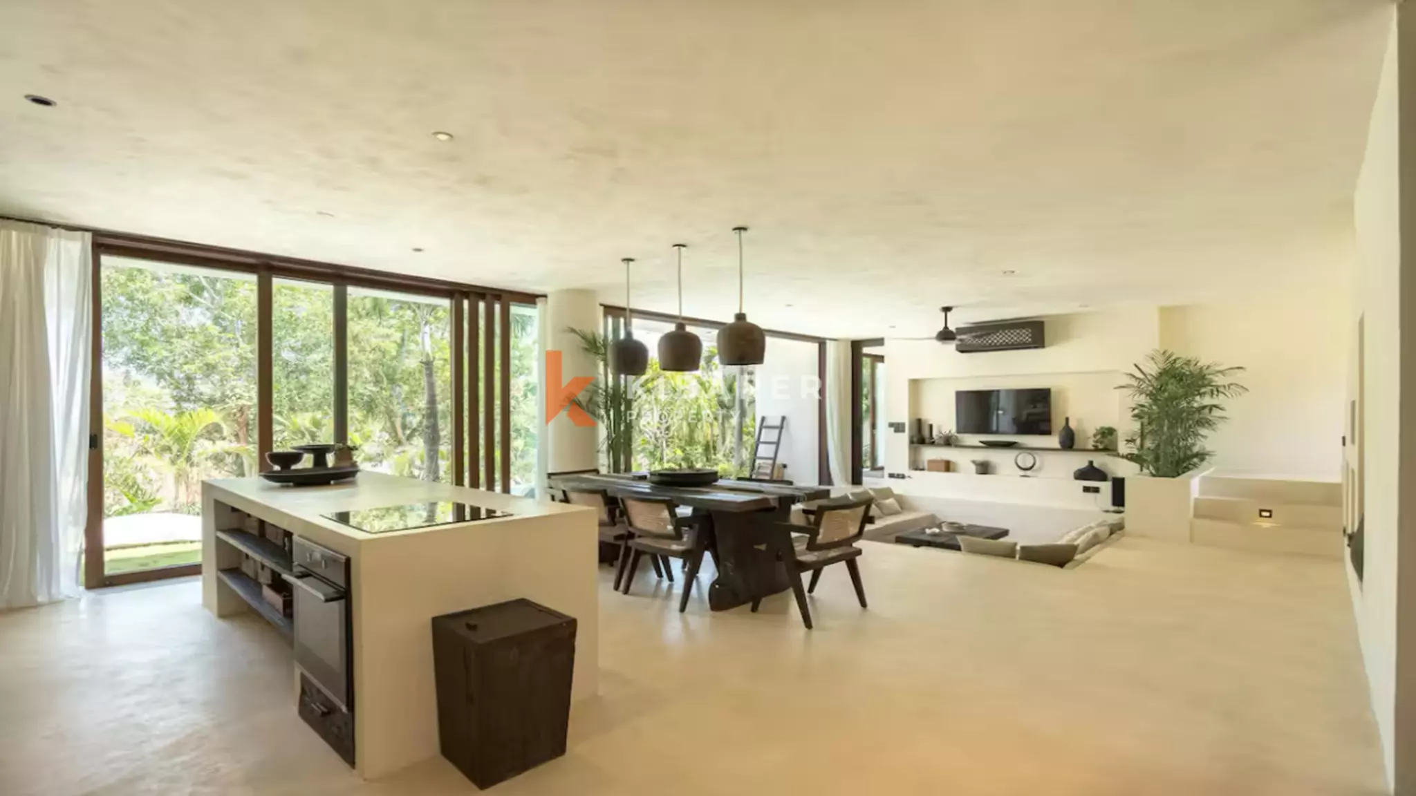 Bohemian-Chic Three Bedroom Villa with Rooftop Ocean and Sunset Views in Uluwatu (Available from February 14th 2026)