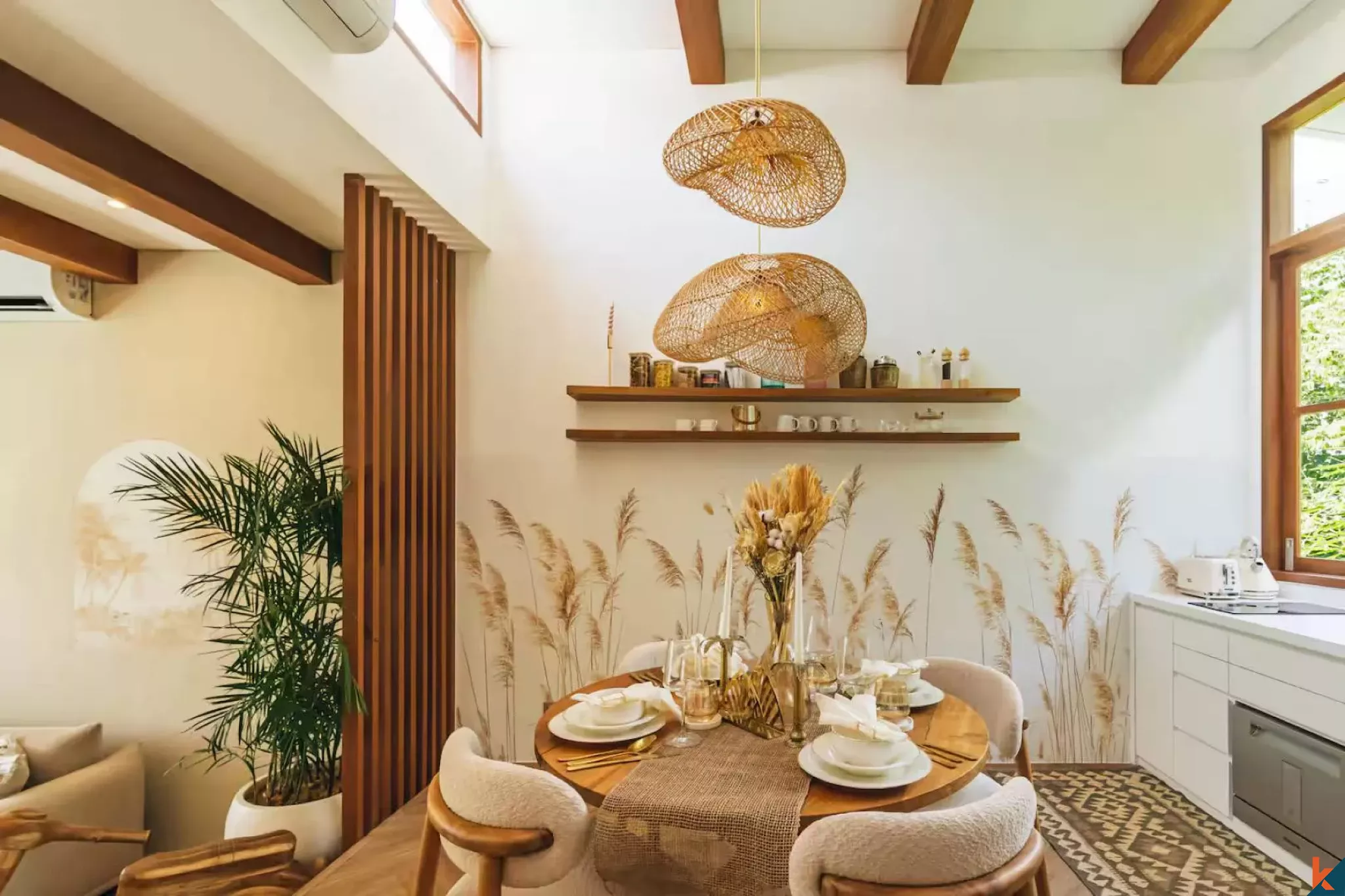 Tropical Haven One Bedroom Leasehold Villa Walking Distance to the Beach in Canggu