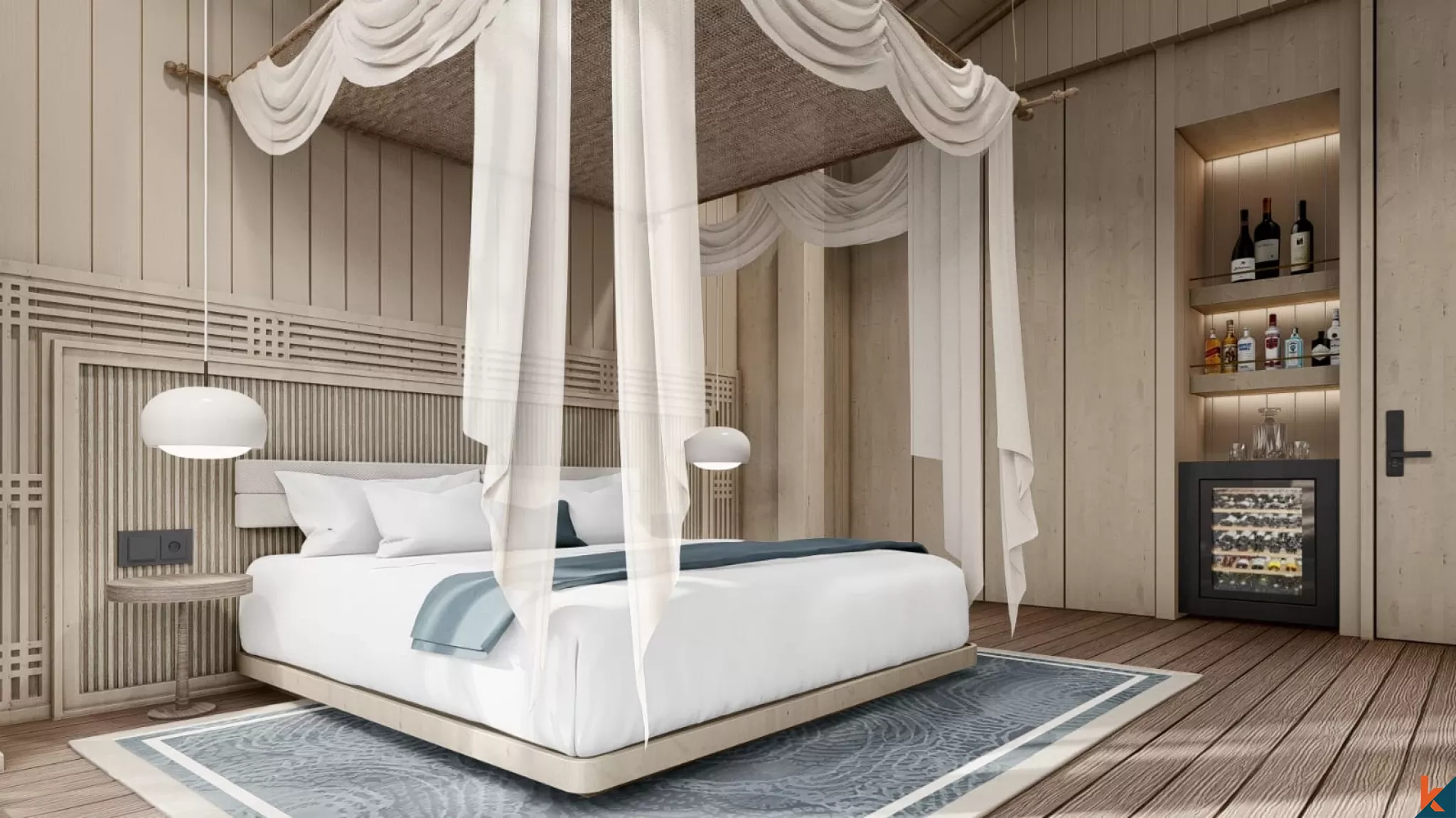 Upcoming Heritage Timber Pavilion Residence in Berawa