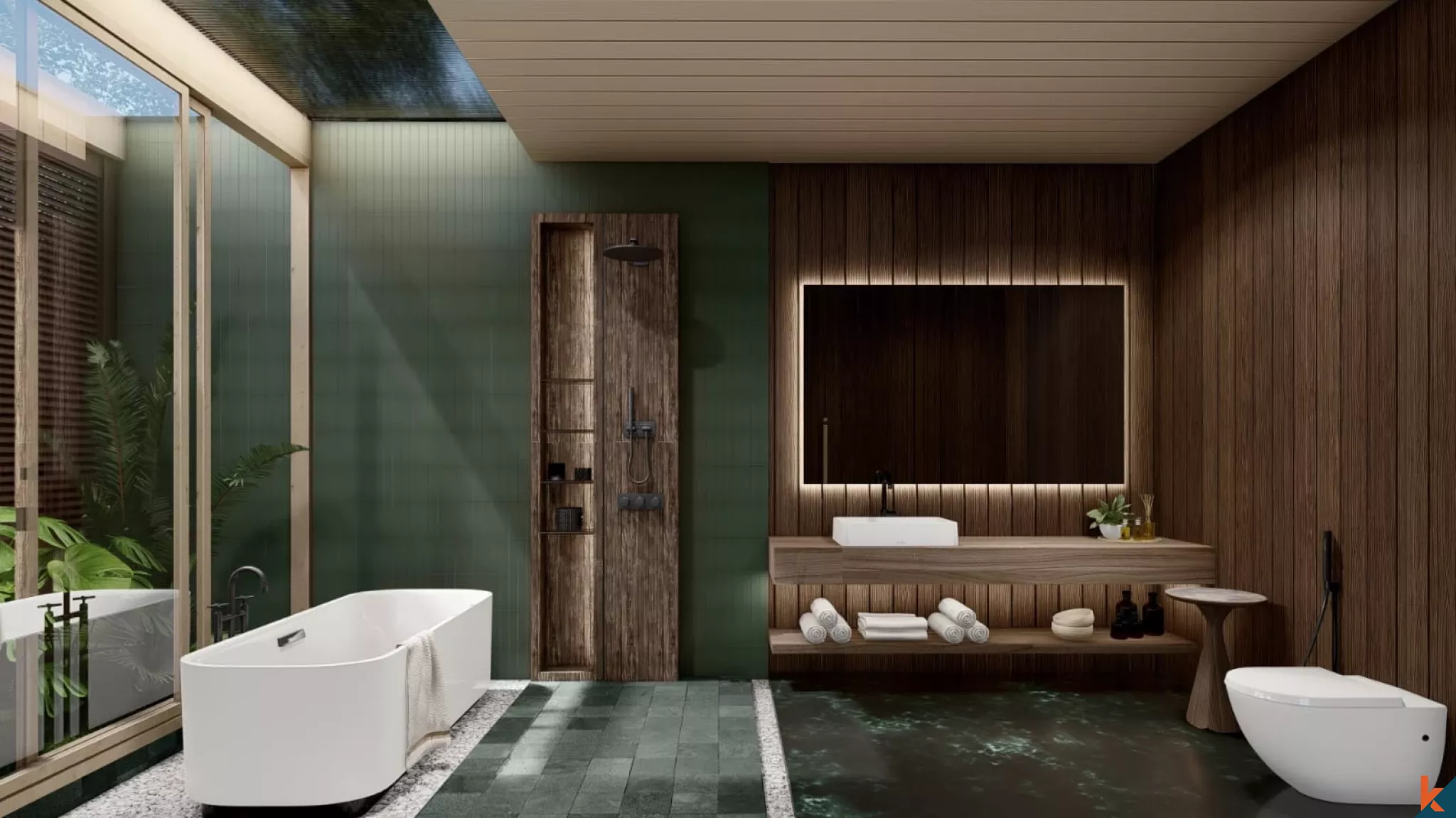 Upcoming Heritage Timber Pavilion Residence in Berawa