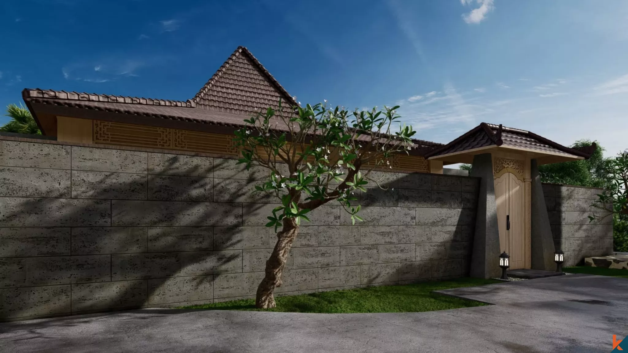 Upcoming Heritage Timber Pavilion Residence in Berawa