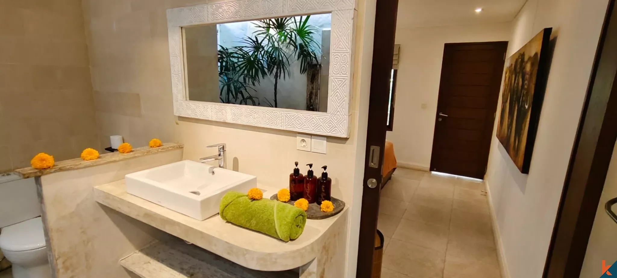 Tropical 2-Bedroom Villa with Private Pool in Kerobokan