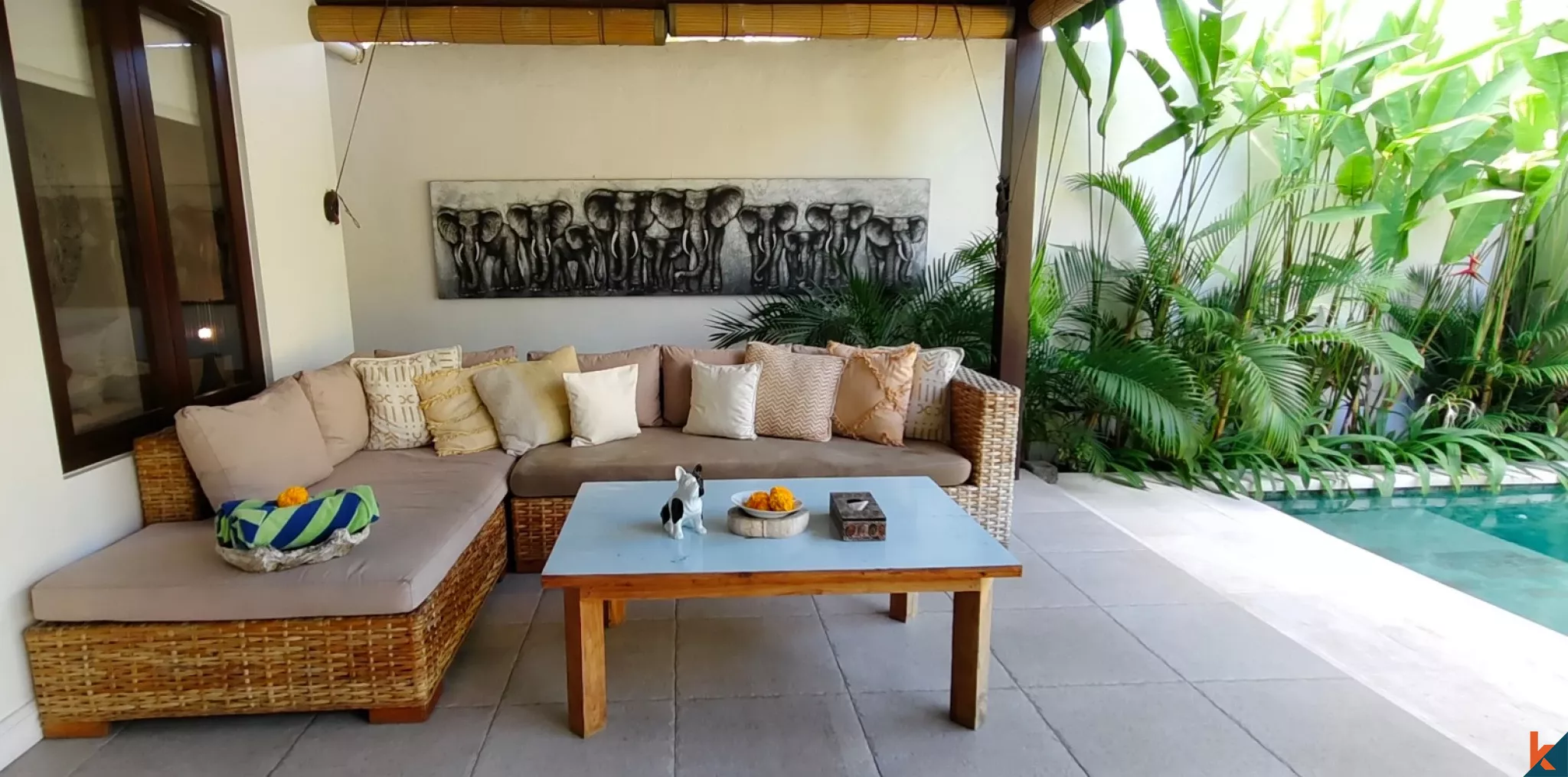 Tropical 2-Bedroom Villa with Private Pool in Kerobokan