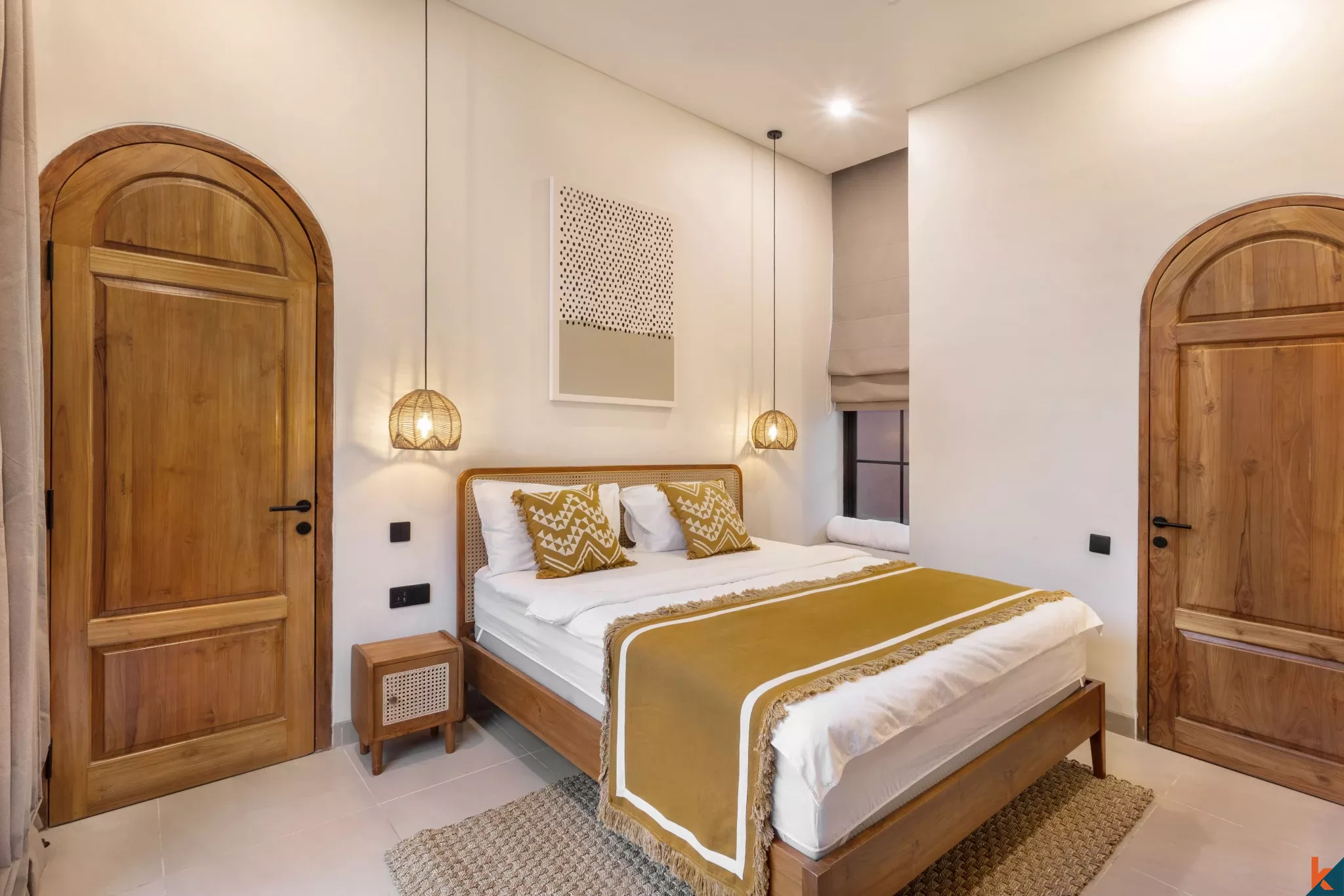 Vila Pribadi Elegan 2 Kamar Tidur dengan Kolam Renang di Cemagi yang Tenang