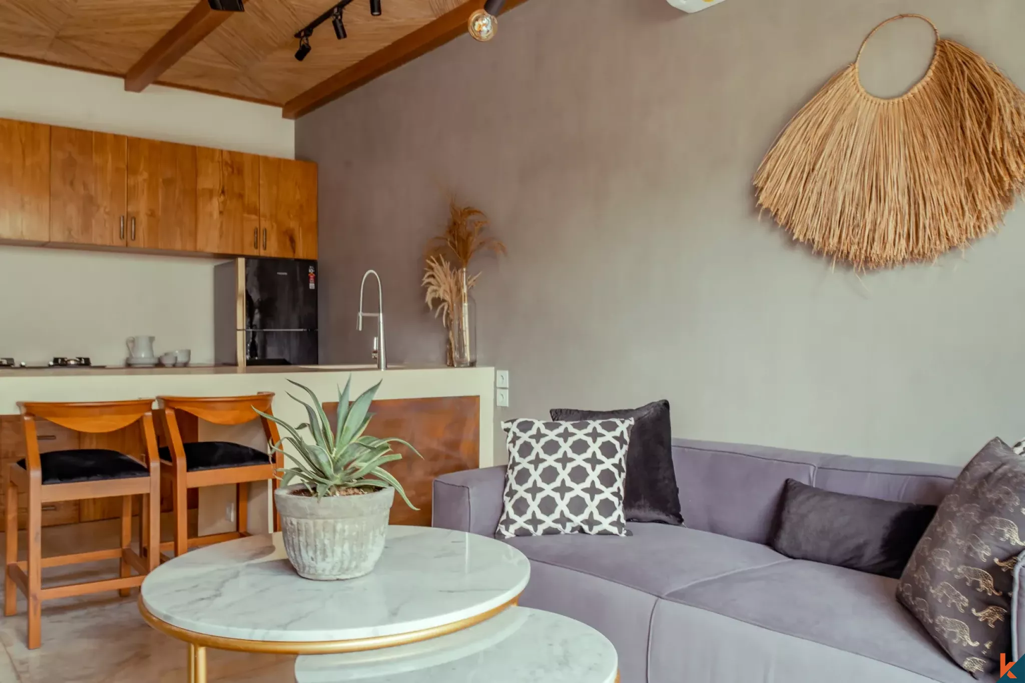 Dijual Villa Satu Kamar Tidur yang Menawan di Kayu Tulang