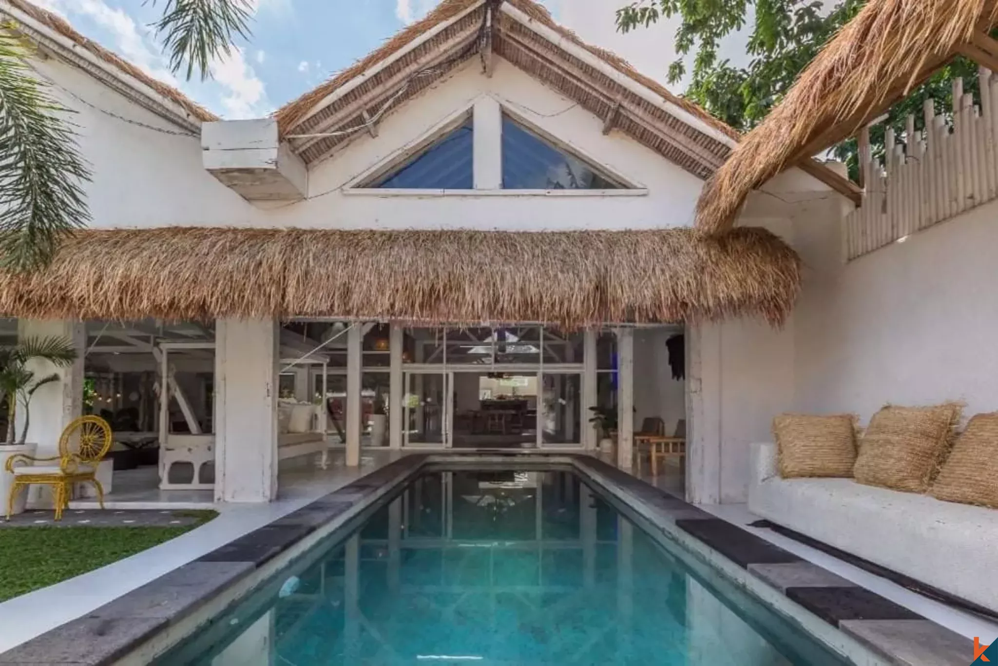 Properti Sewa Tropis Terletak di Cemagi