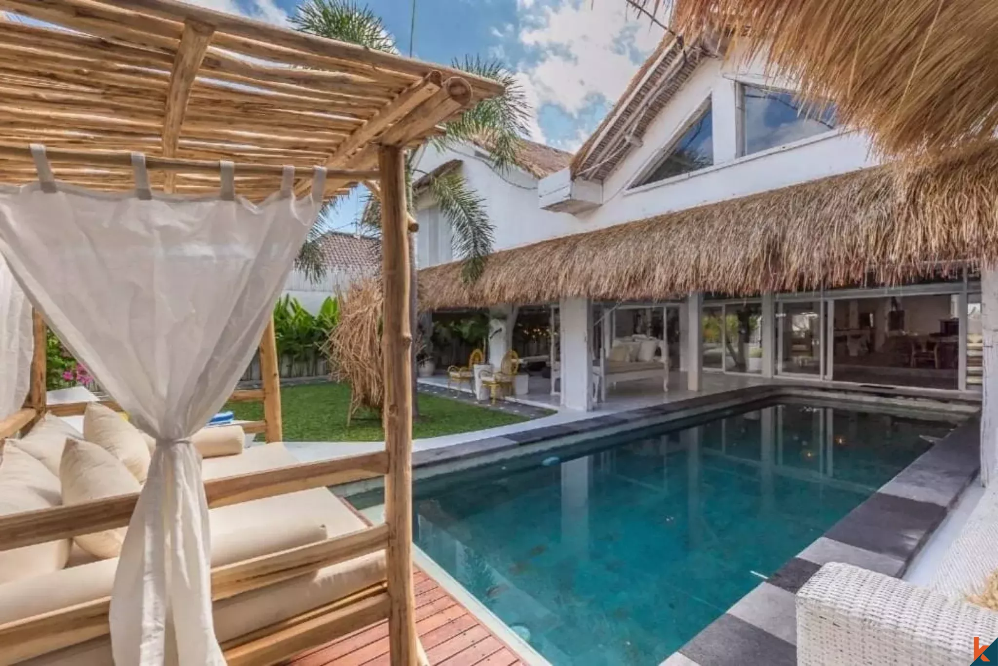 Properti Sewa Tropis Terletak di Cemagi