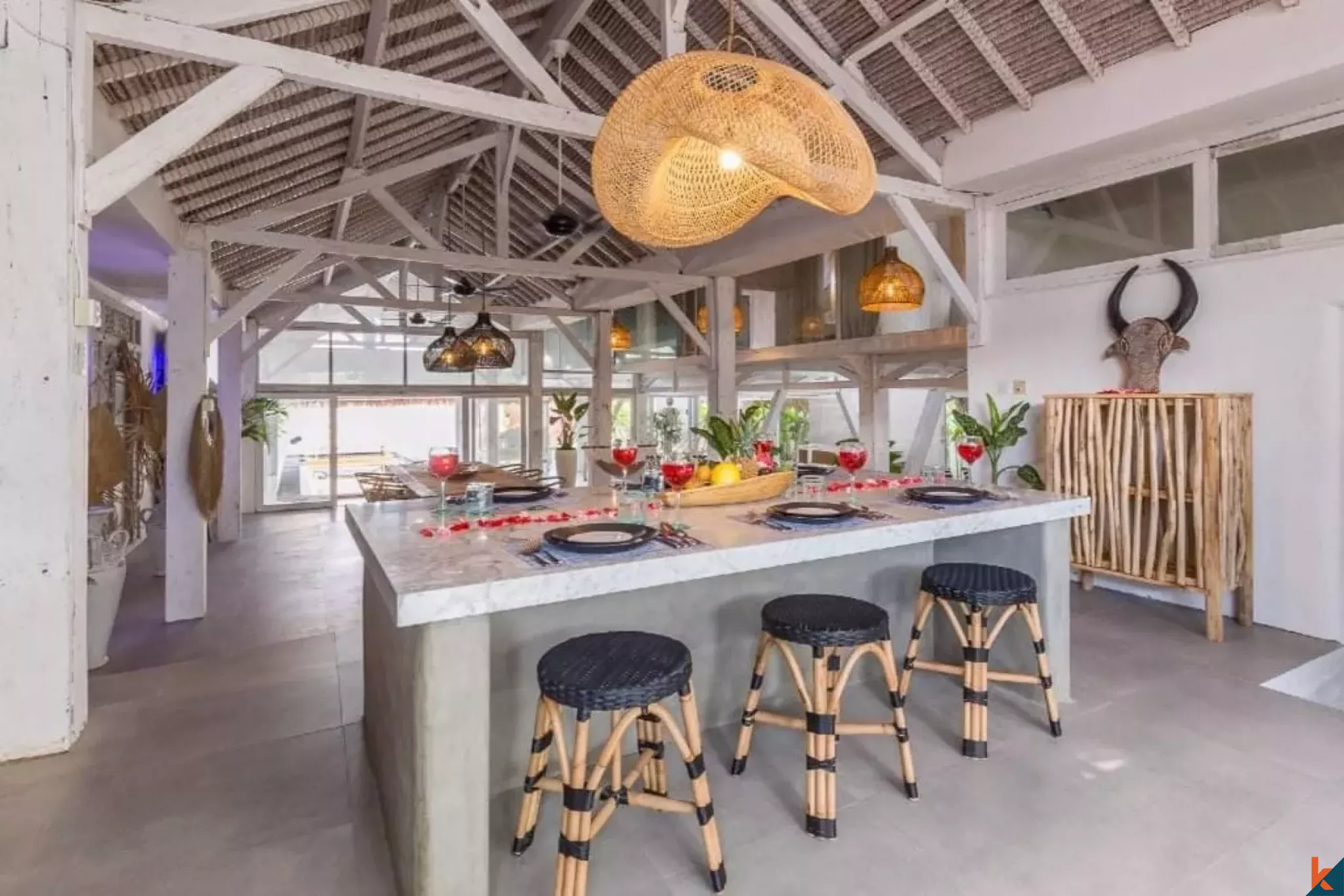 Properti Sewa Tropis Terletak di Cemagi