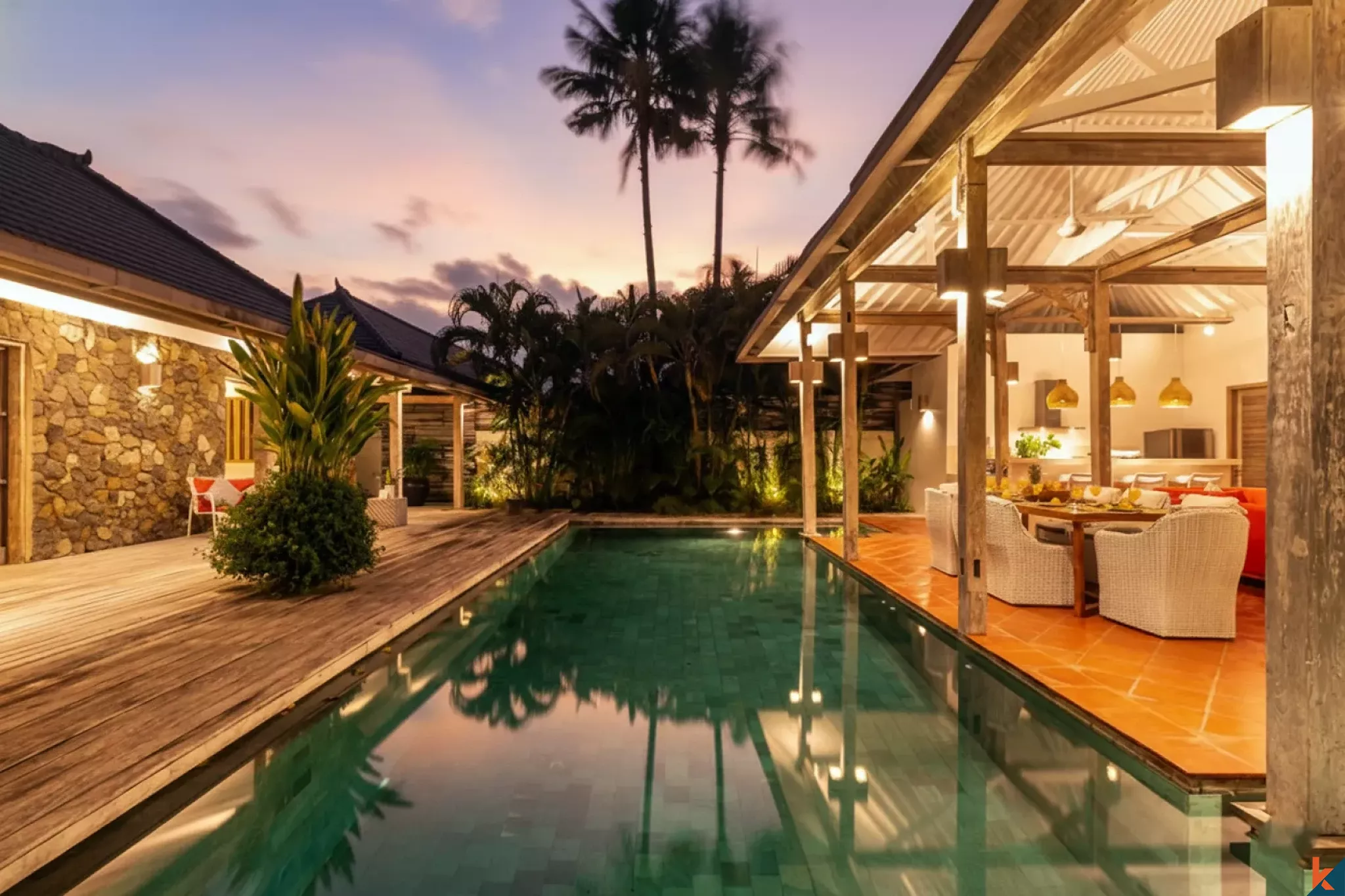 Stylish Four Bedroom Leasehold Villa for Sale in Seminyak