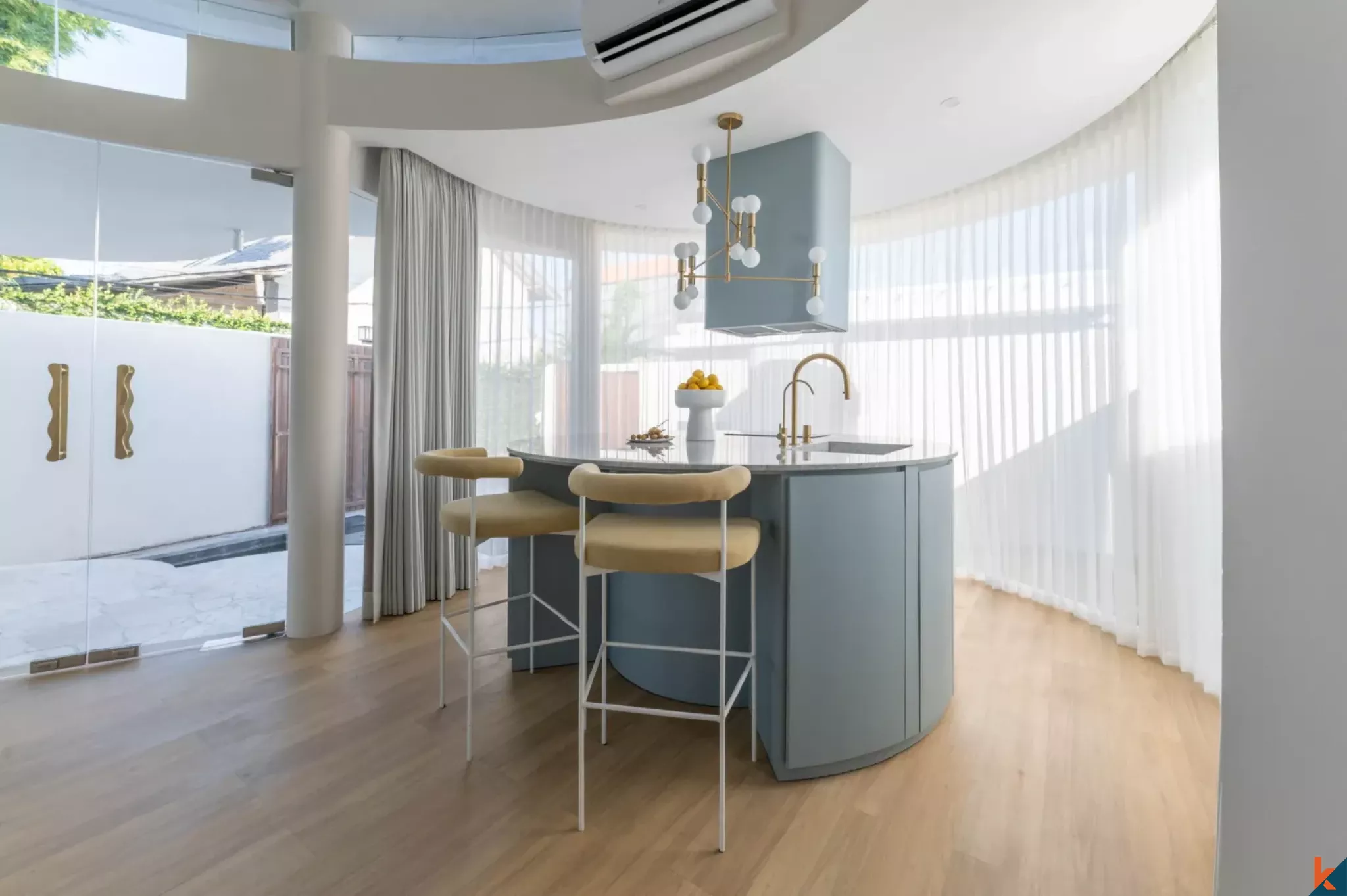 Unique one bedroom futuristic property leasehold in Umalas