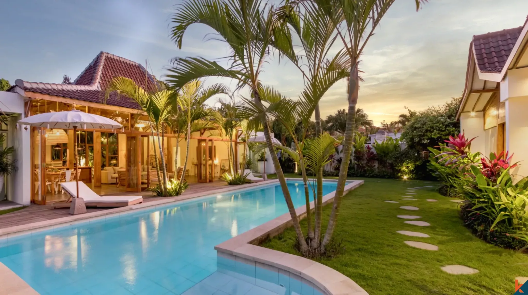 Modern Joglo Style Leasehold Four Bedroom Property in Batu Belig