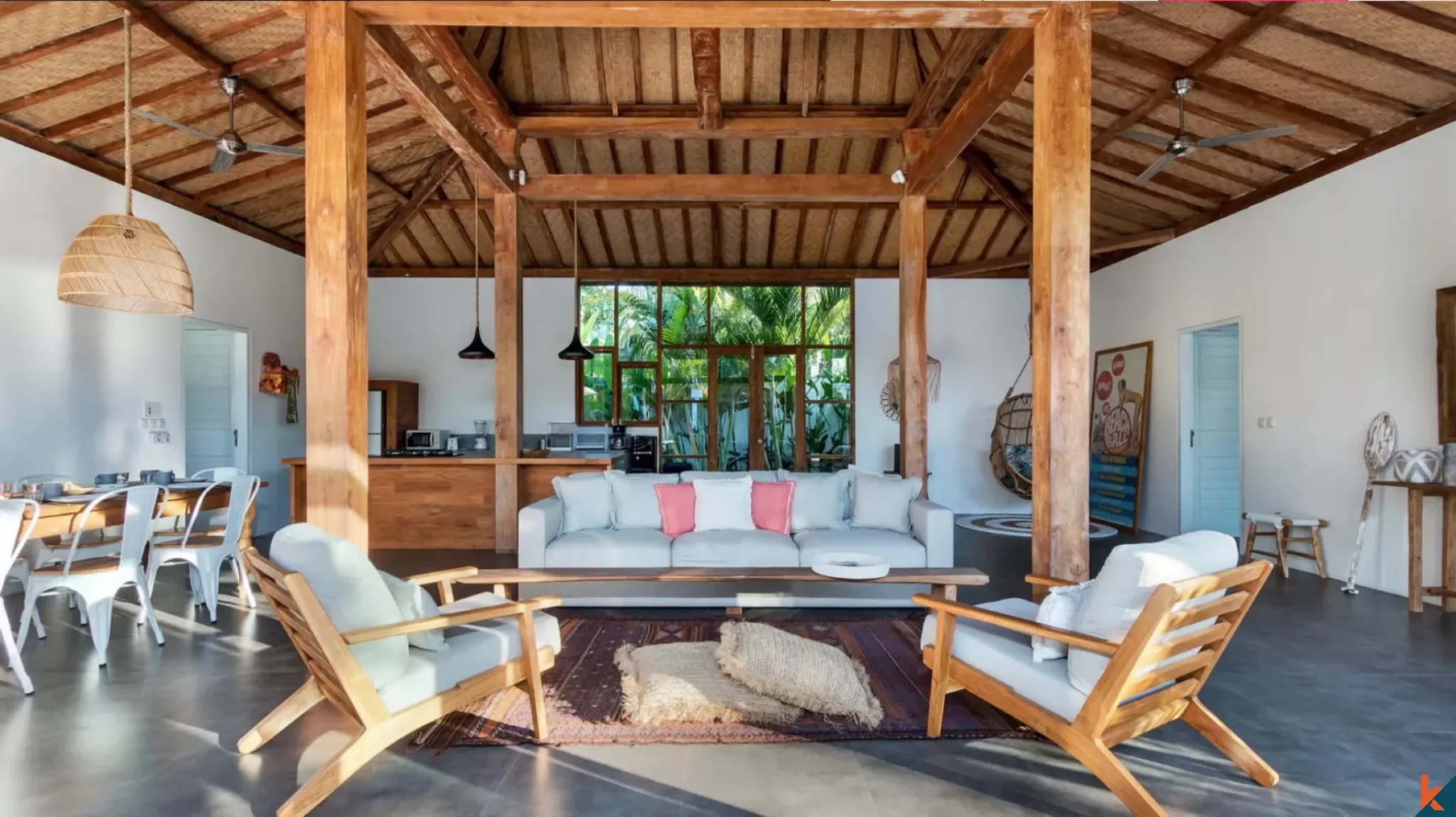 Modern Joglo Style Leasehold Four Bedroom Property in Batu Belig