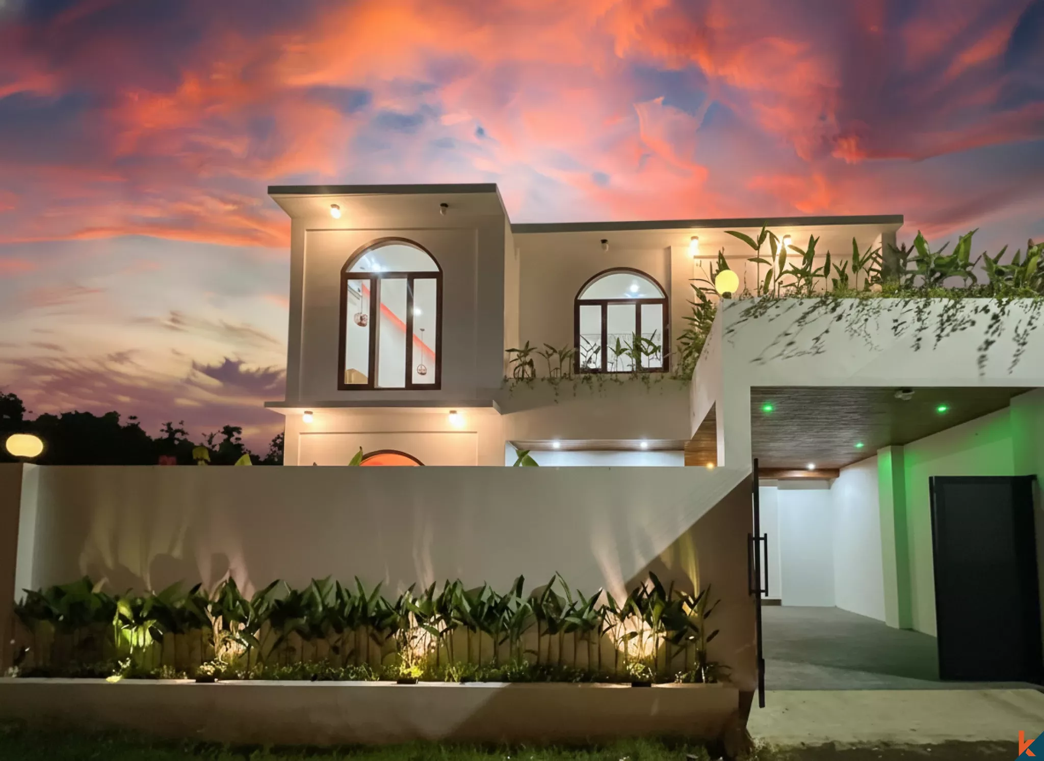 Villa modern hak milik dengan smart system untuk dijual di Jimbaran