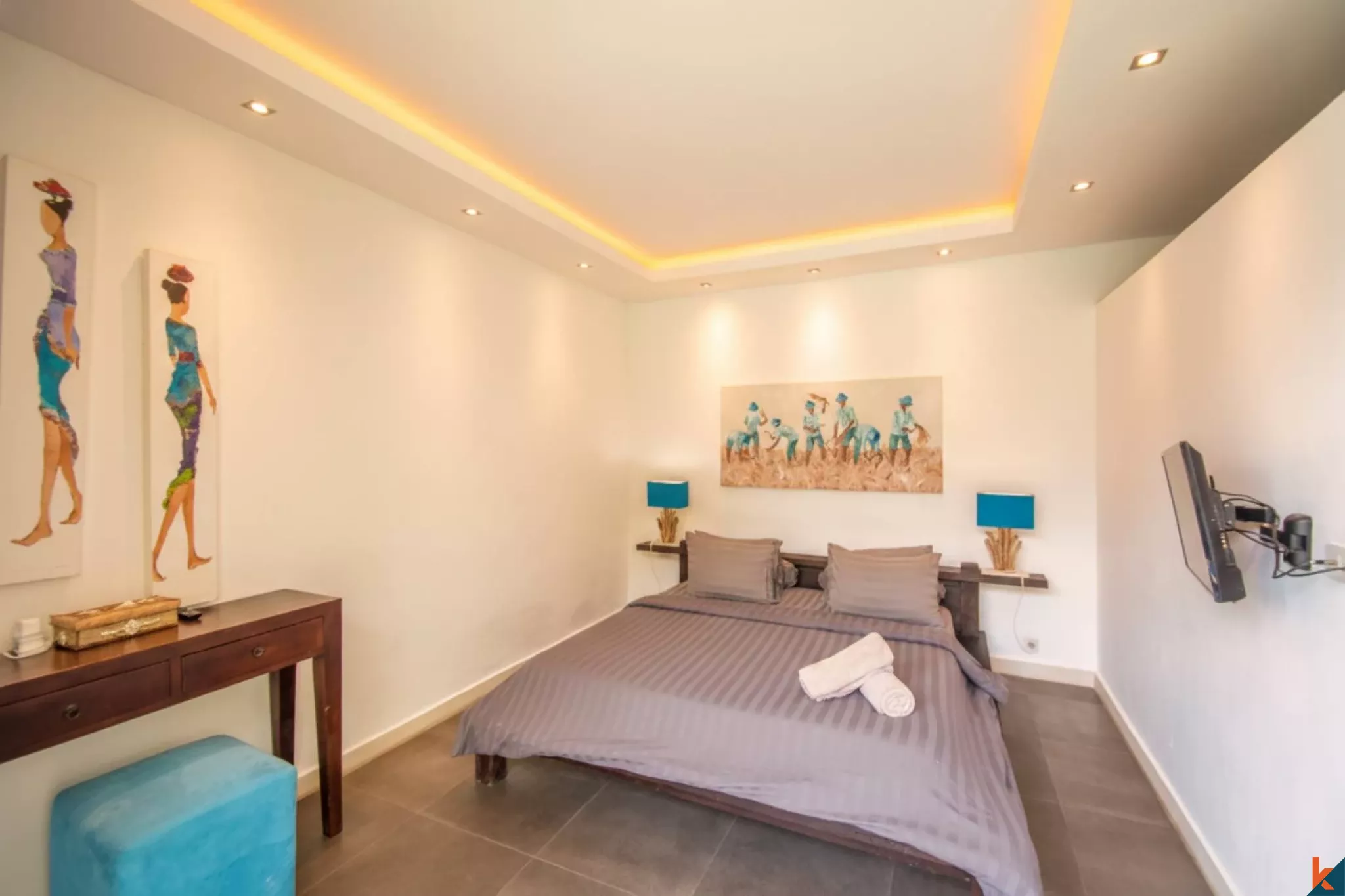 Properti Liburan Sewa Tiga Kamar Tidur yang Menakjubkan Bagian dari Kompleks Pribadi di Seminyak