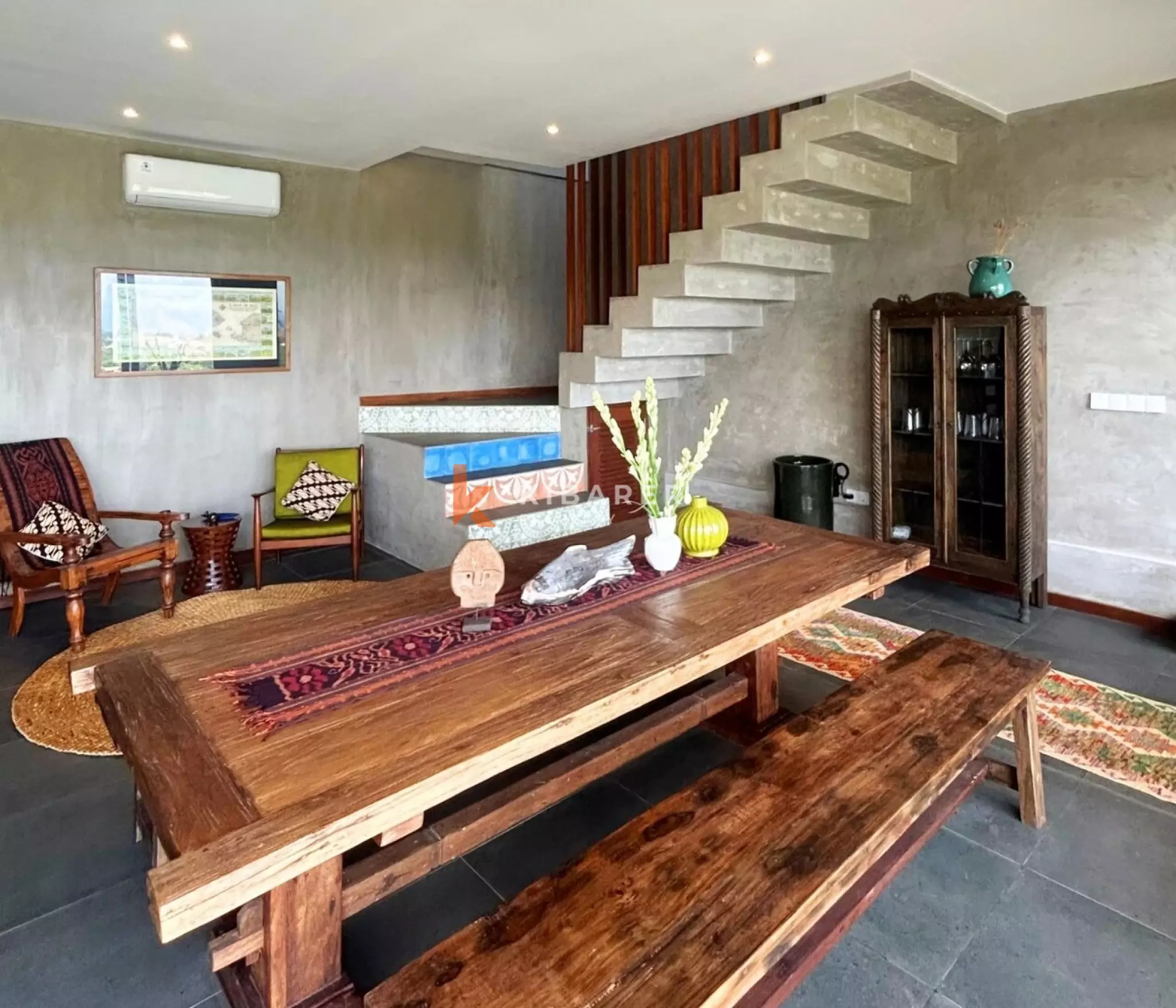 Vila Premium Tiga Kamar Tidur dengan Pemandangan Laut dan Taman Pribadi di Uluwatu