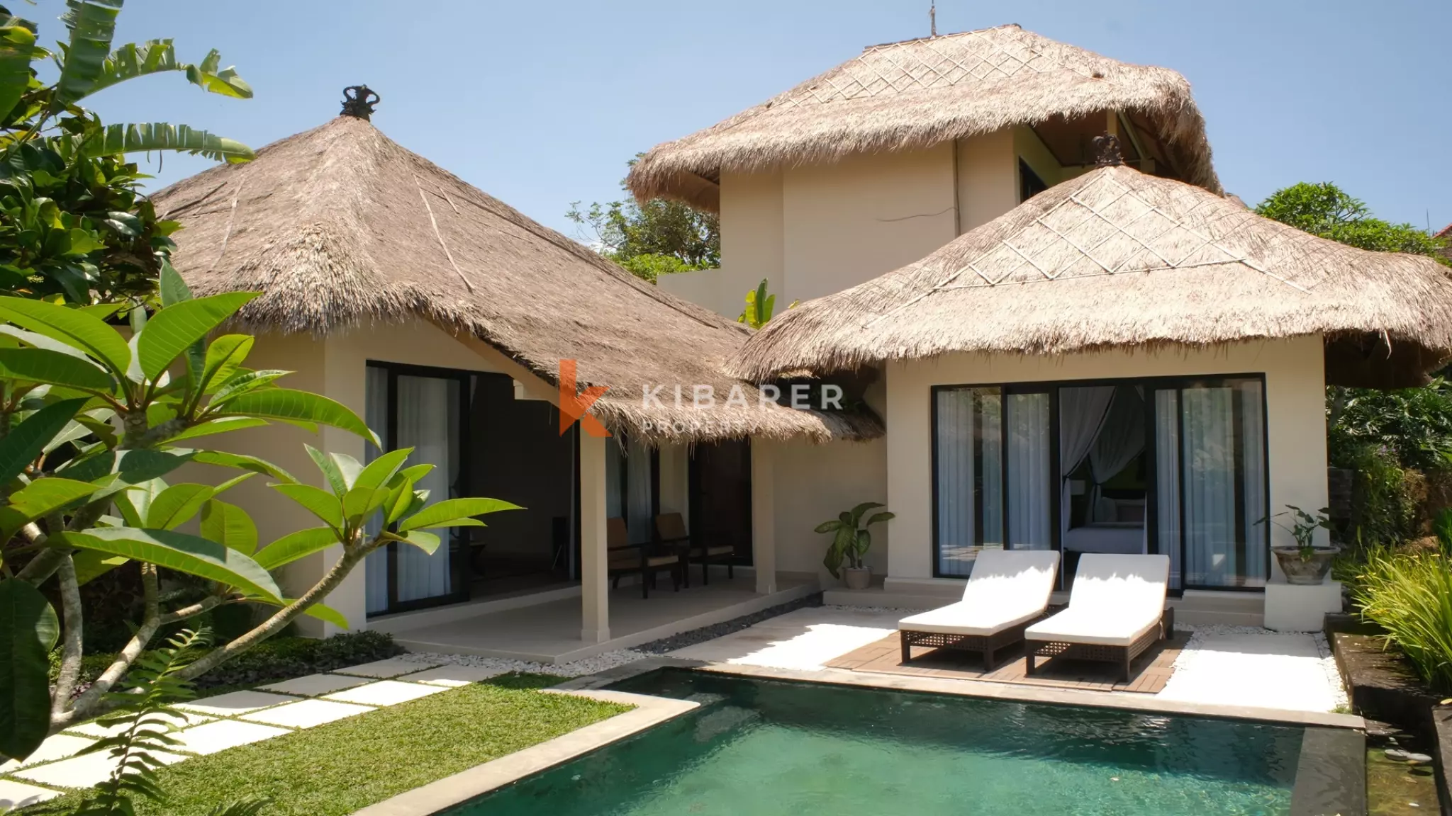 Tropical Sanctuary: Private Two-Bedroom Villa with Pool in Ubud
