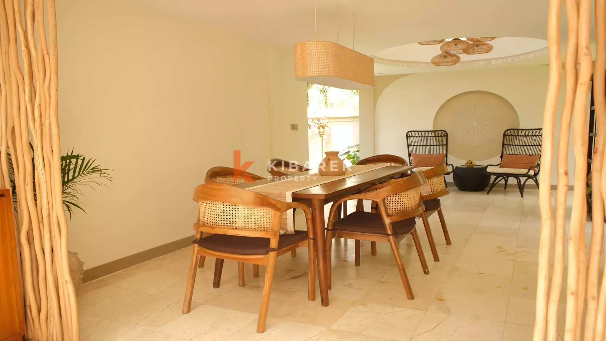 Serene Two-Bedroom Pool Villa in Ubud with Open Living and Tropical Garden