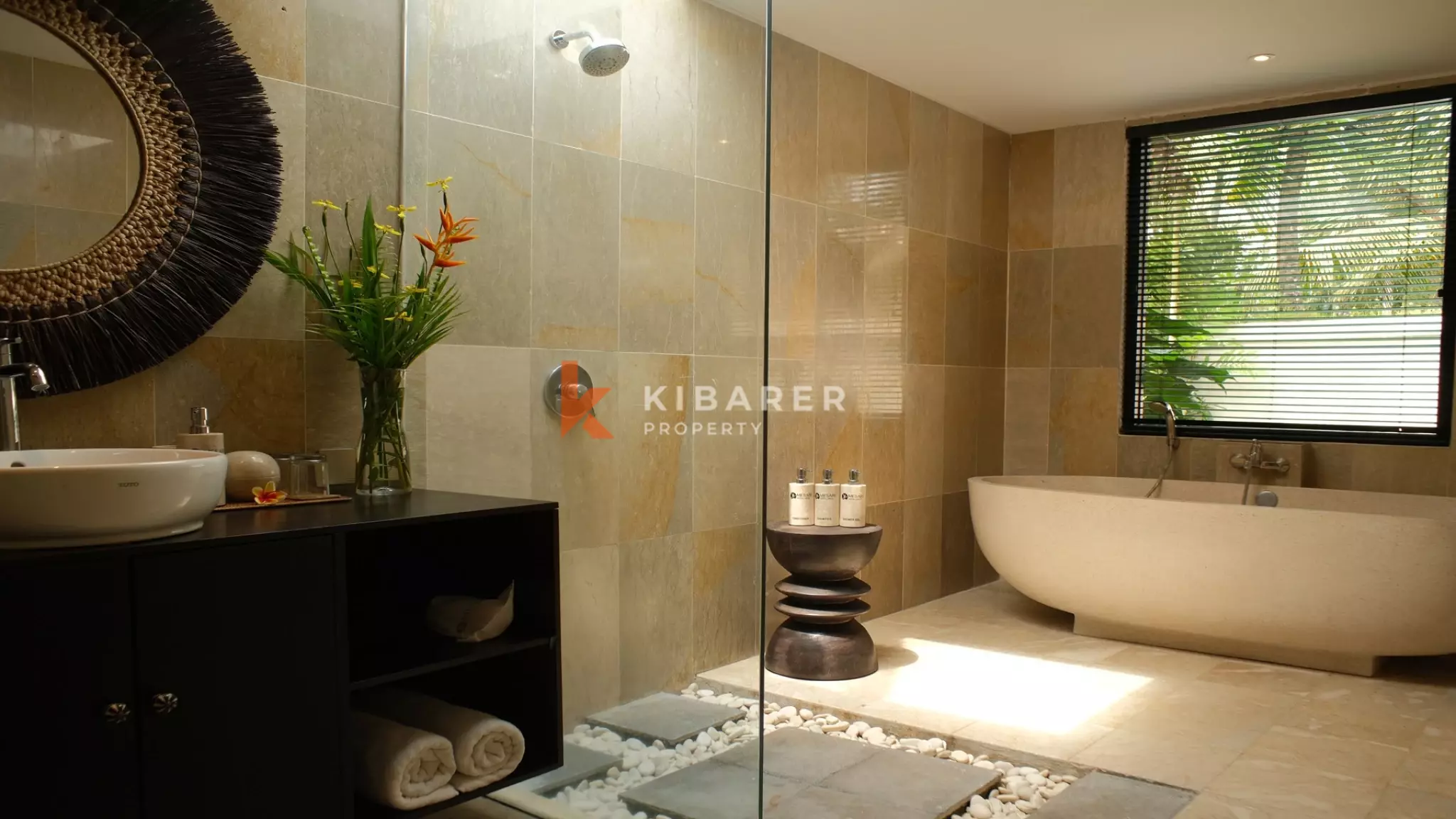 Serene Two-Bedroom Pool Villa in Ubud with Open Living and Tropical Garden