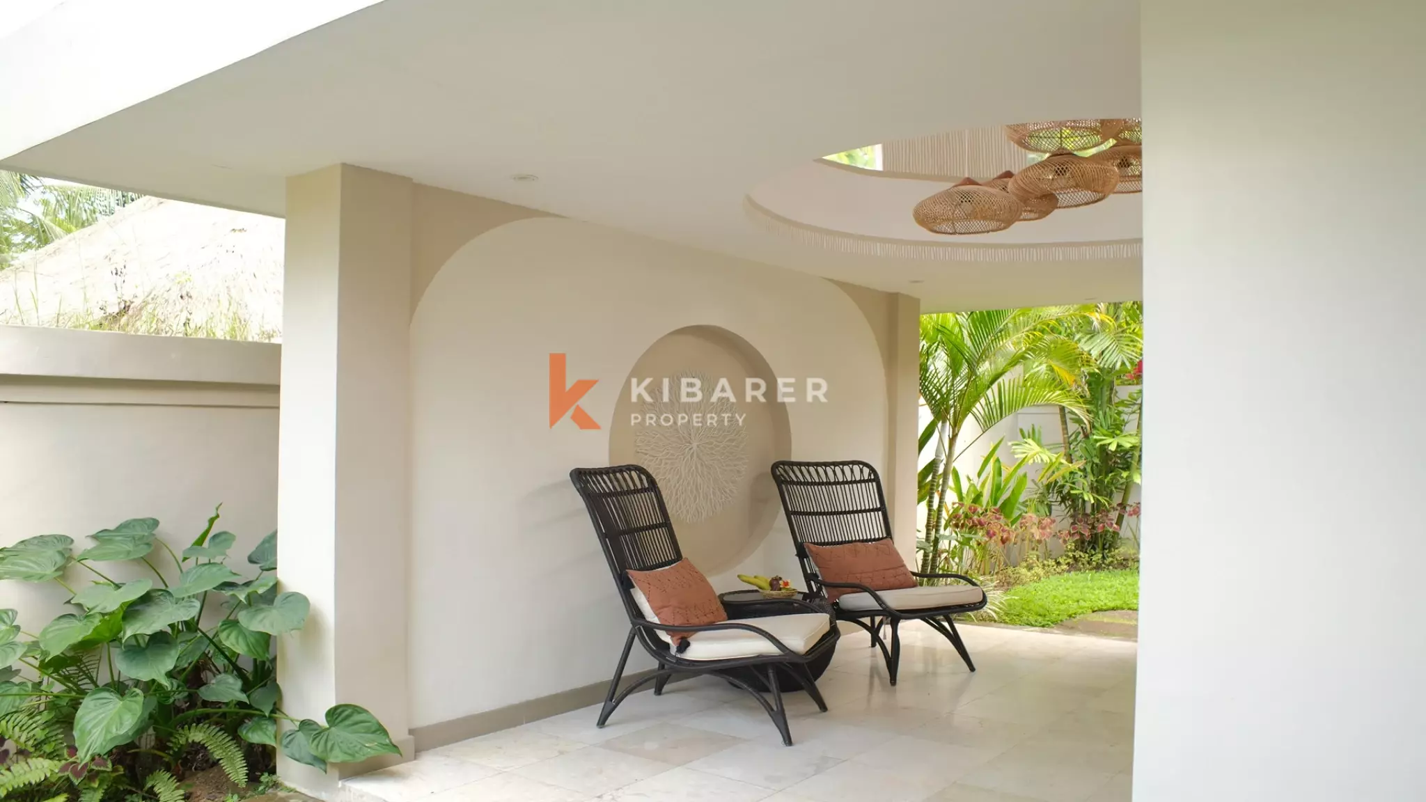 Serene Two-Bedroom Pool Villa in Ubud with Open Living and Tropical Garden