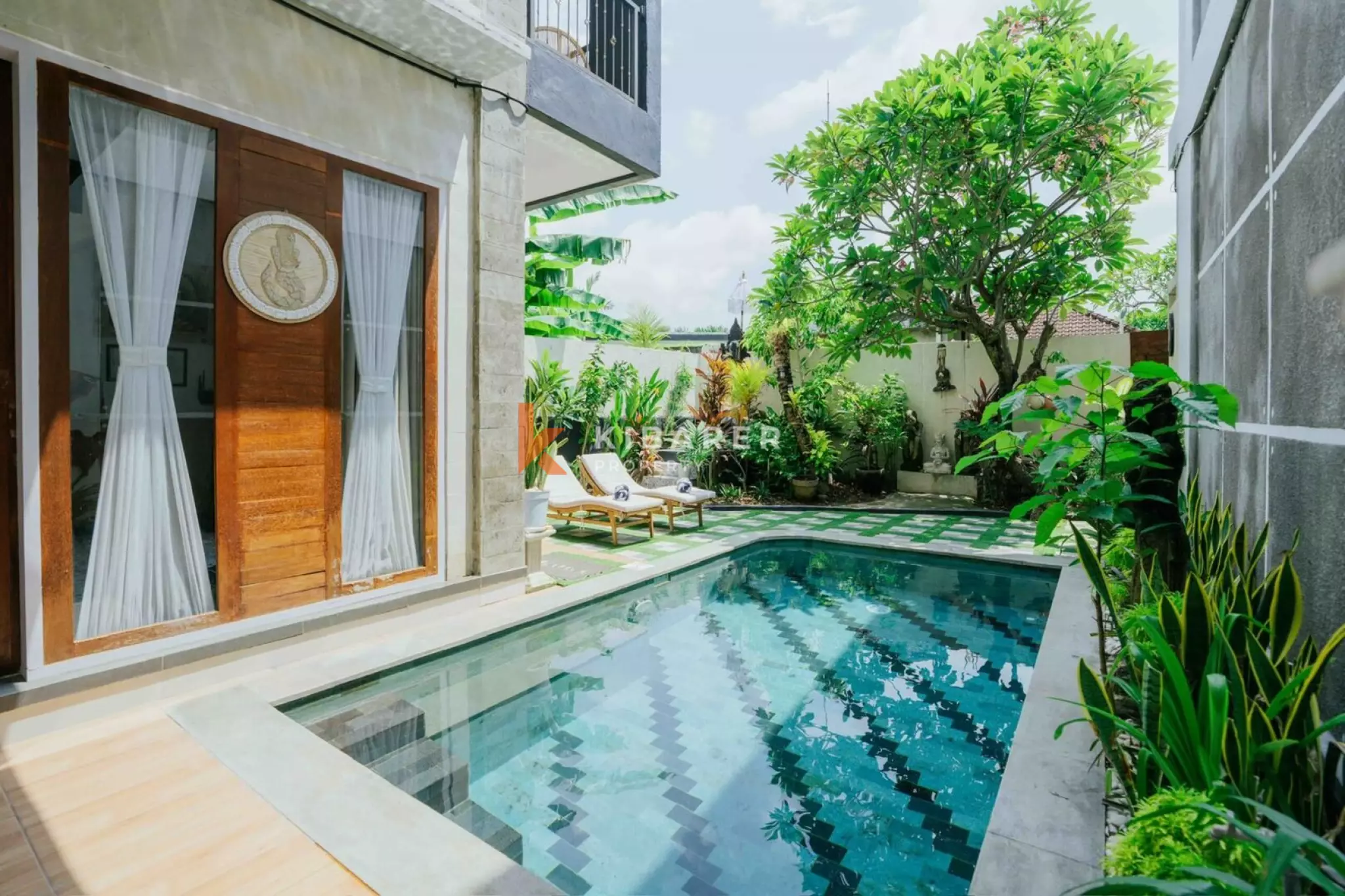 Villa 2 chambres sécurisée – À 10 minutes à pied de la plage Double Six – Seminyak