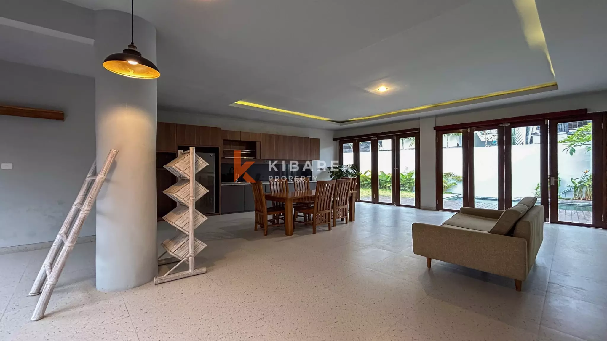 Tranquil Modern Three-Bedroom Villa with Enclosed Living in Tumbak Bayuh
