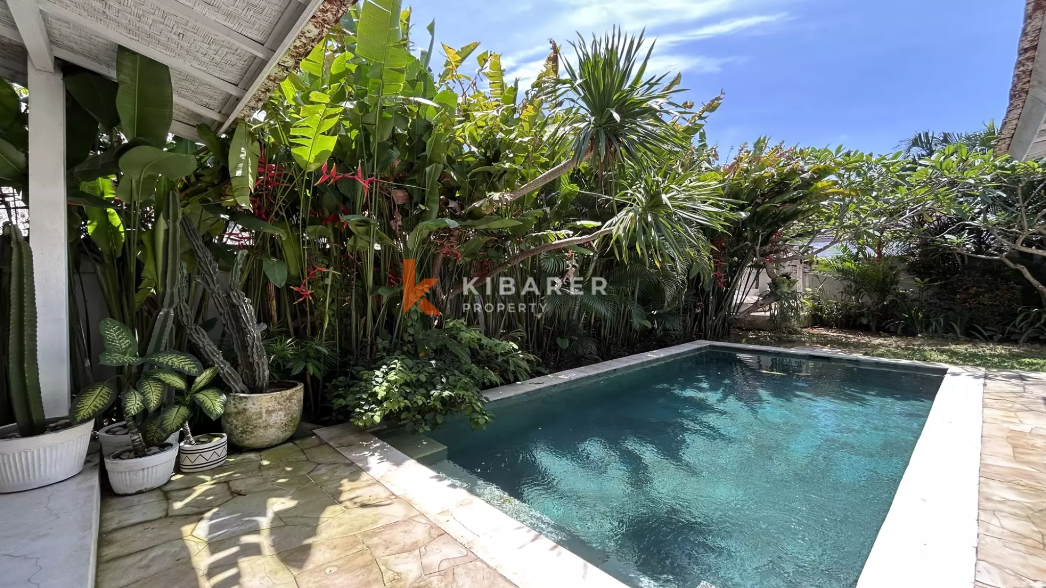 Tropical Two-Bedroom Unfurnished Villa with Enclosed Living in Pererenan