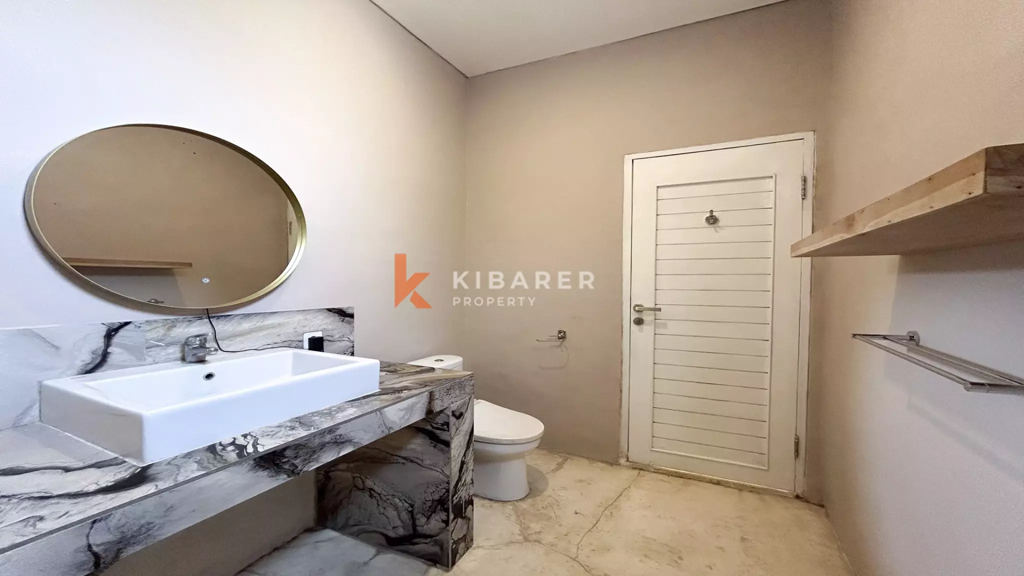 Tropical Two-Bedroom Unfurnished Villa with Enclosed Living in Pererenan