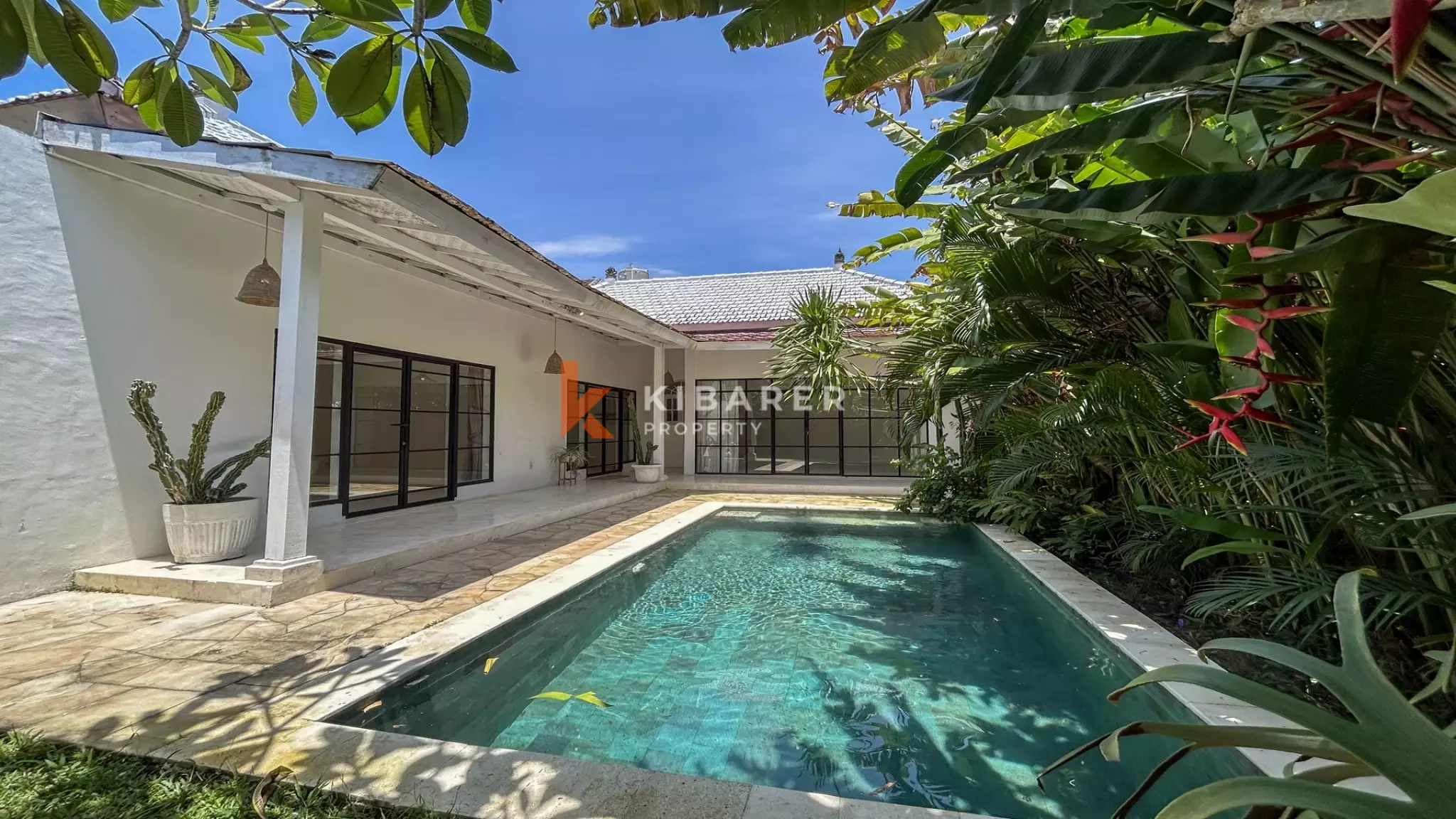 Tropical Two-Bedroom Unfurnished Villa with Enclosed Living in Pererenan