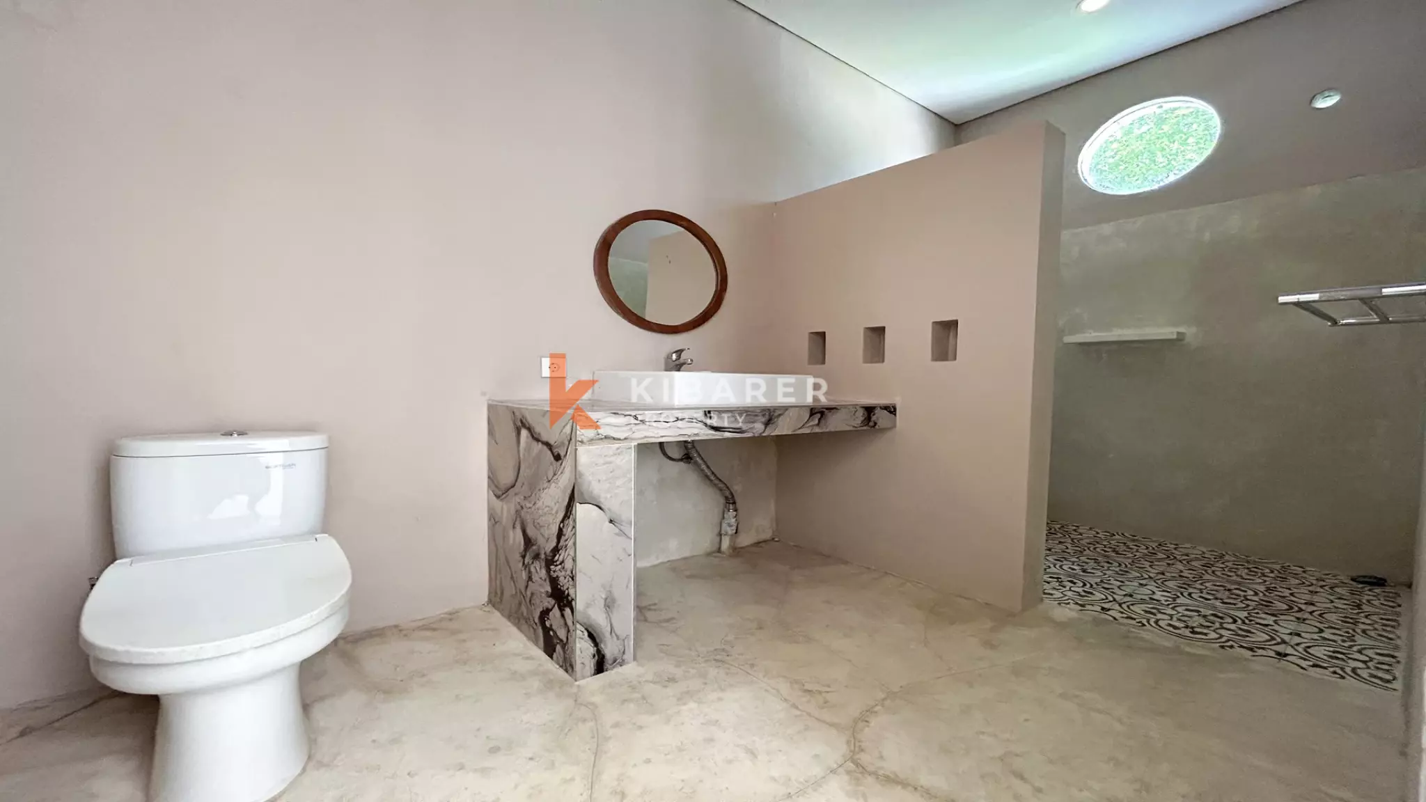 Tropical Two-Bedroom Unfurnished Villa with Enclosed Living in Pererenan