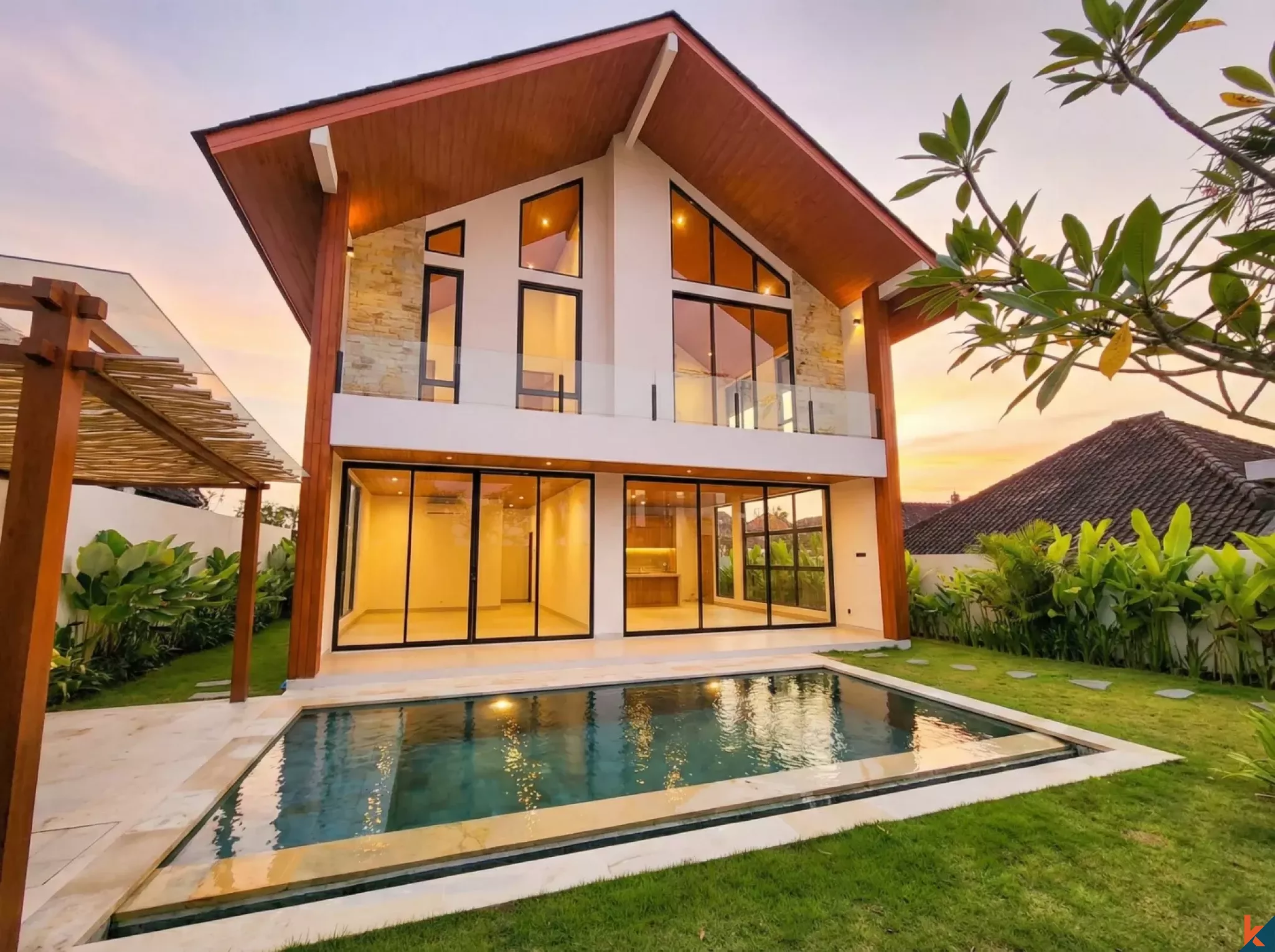 Vila Sewa Modern Tiga Kamar Tidur yang Akan Datang di Cemagi