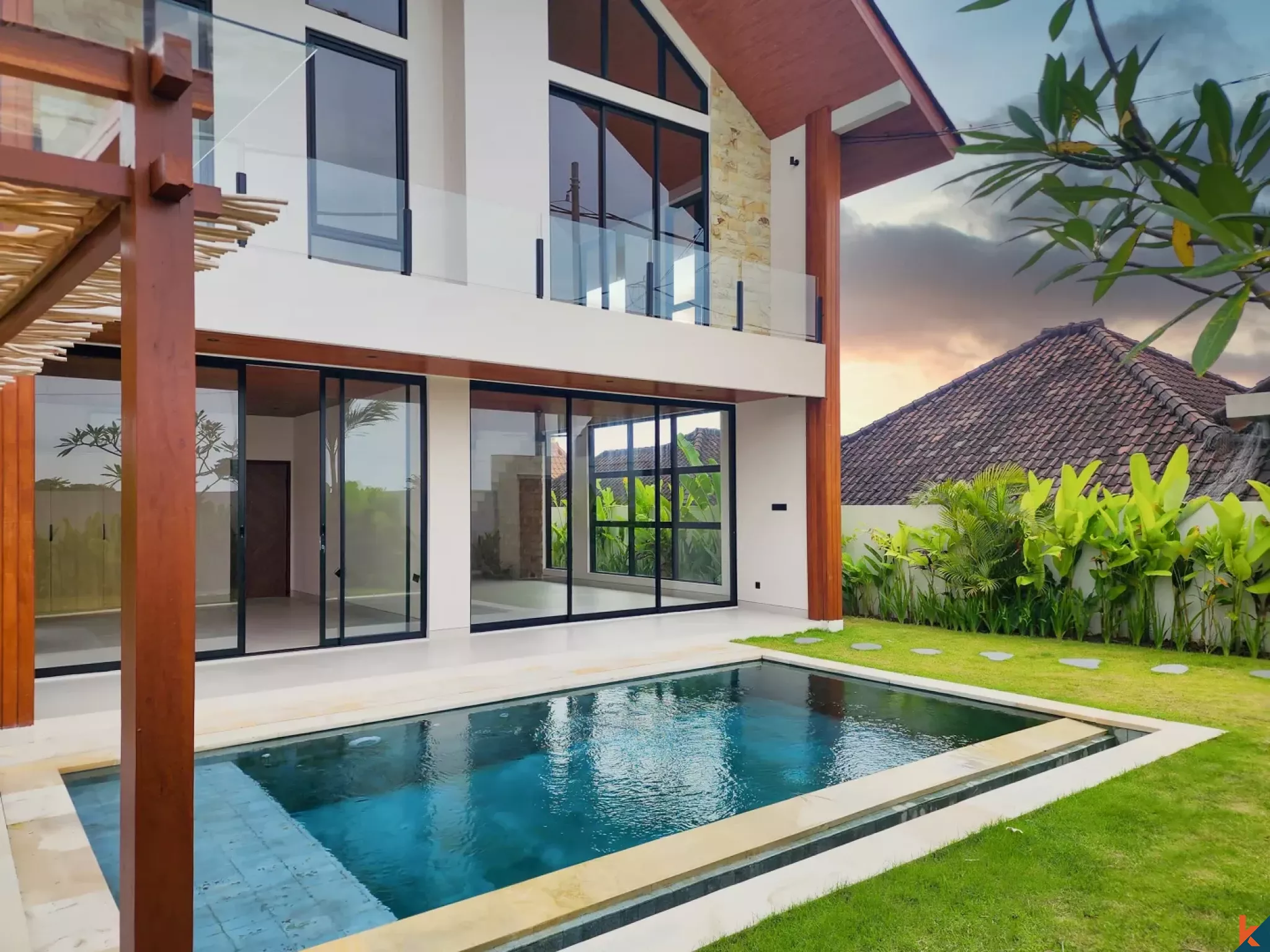 Vila Sewa Modern Tiga Kamar Tidur yang Akan Datang di Cemagi