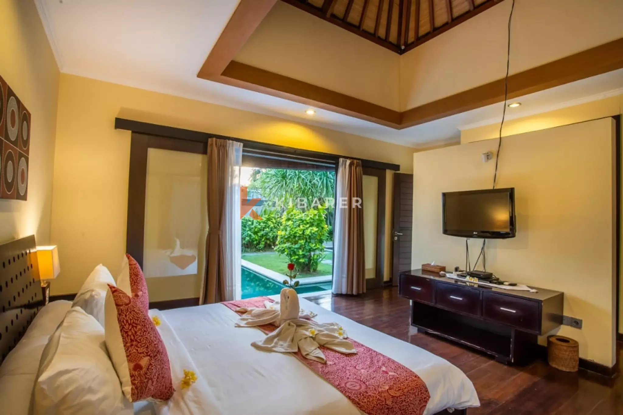Villa intemporelle de deux chambres avec espace de vie ouvert à Seminyak