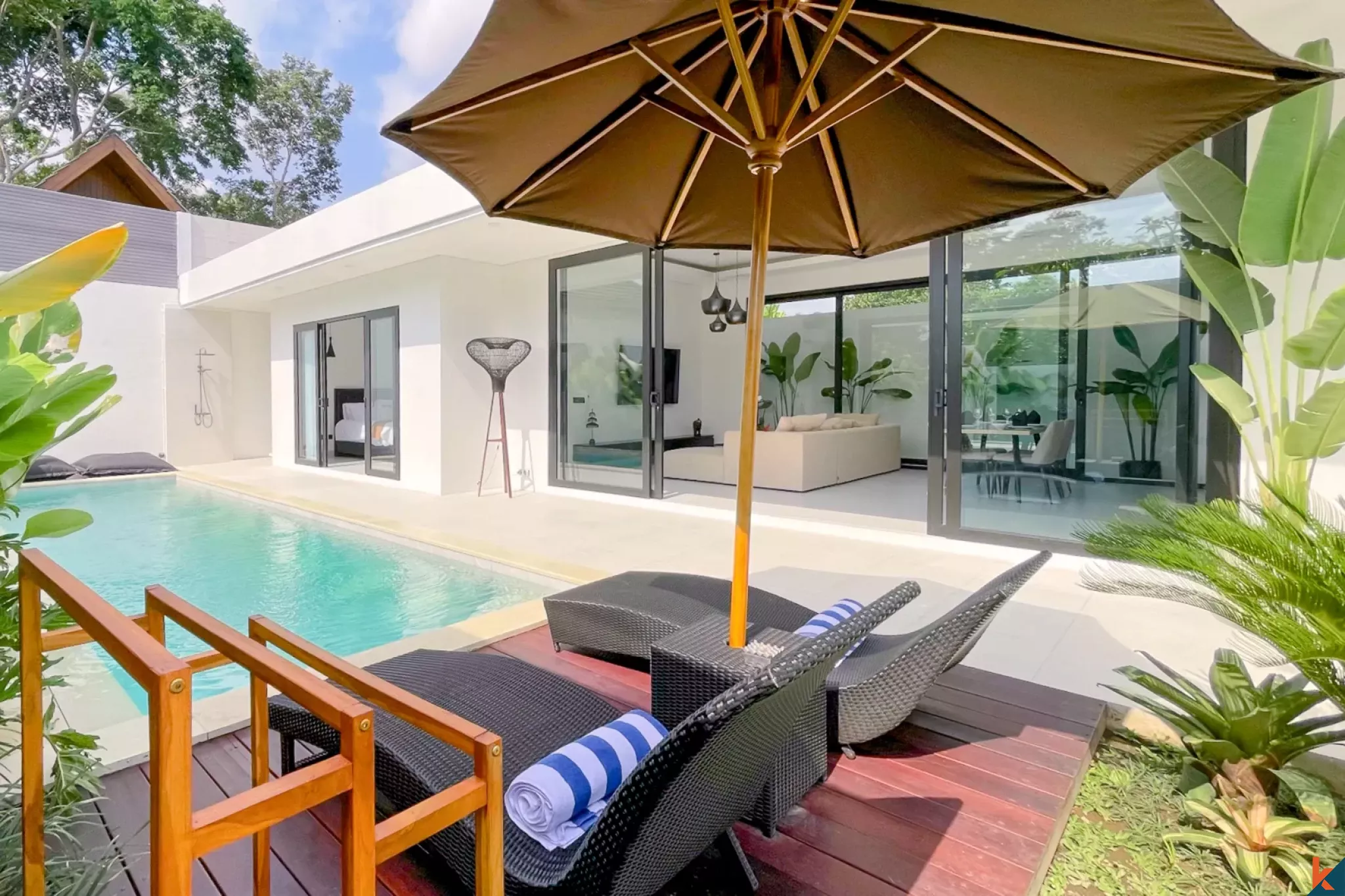 Brand new modern two bedroom leasehold villa in peaceful area of Sayan - Ubud