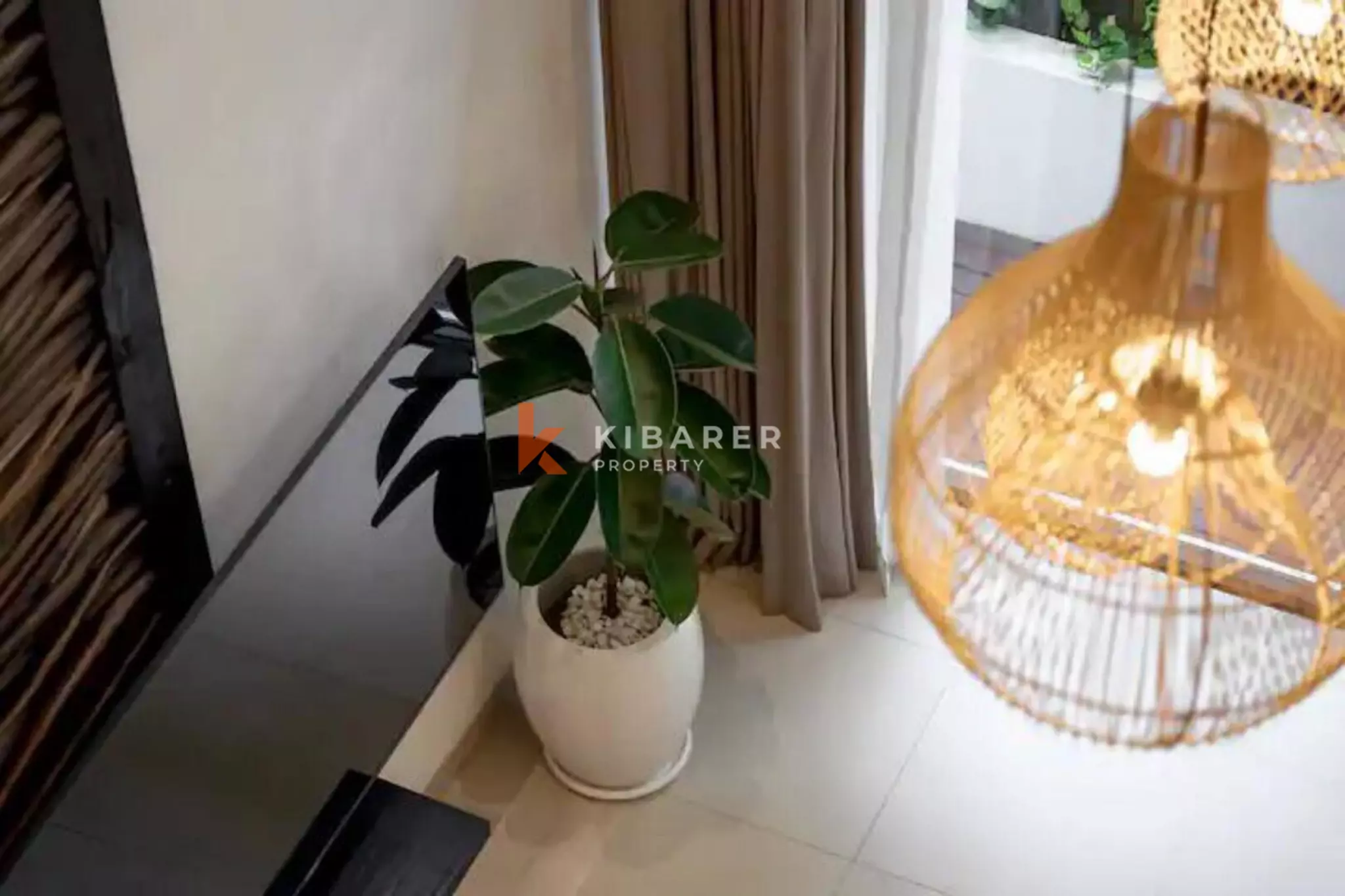 Hunian Pulau Satu Kamar Tidur yang Nyaman di Berawa