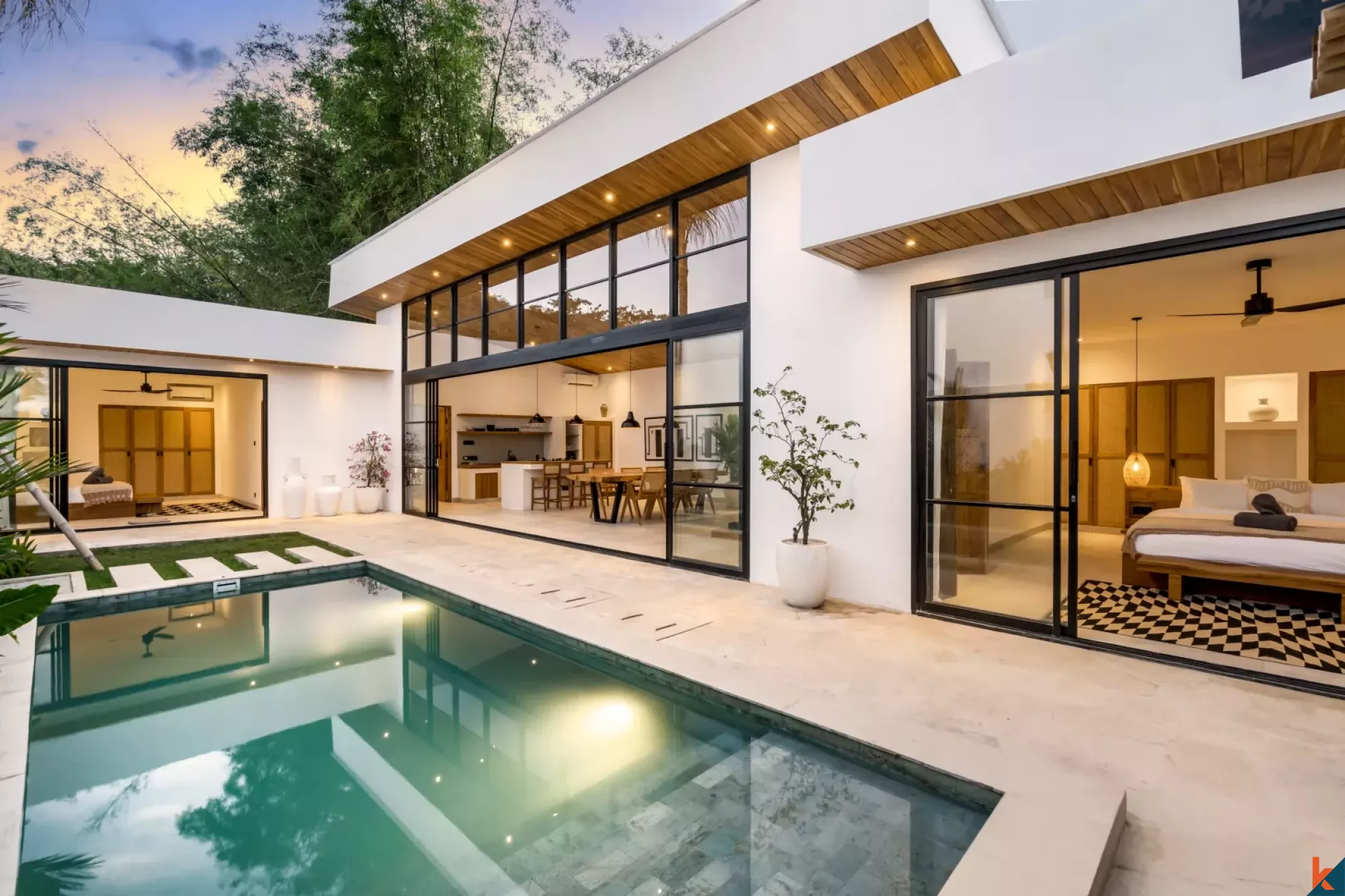 Luxurious three bedroom villa for lease in Bingin