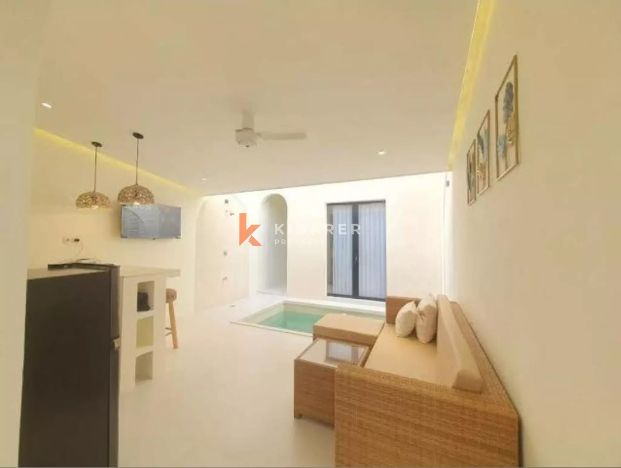 Tranquil Ricefield-View Two-Bedrooms Villa Near Sanur