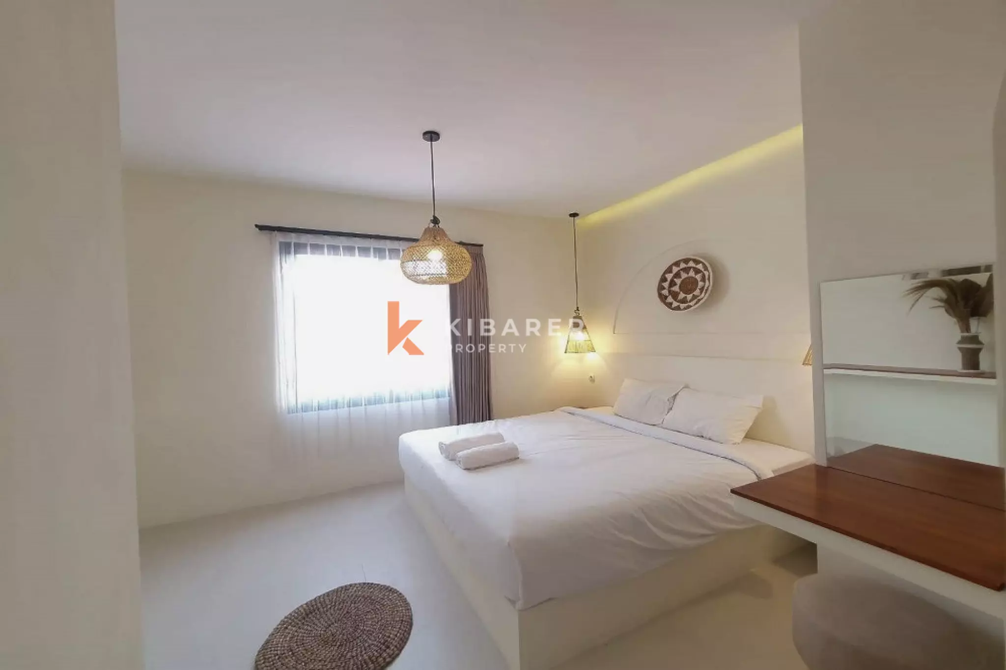 Tranquil Ricefield-View Two-Bedrooms Villa Near Sanur