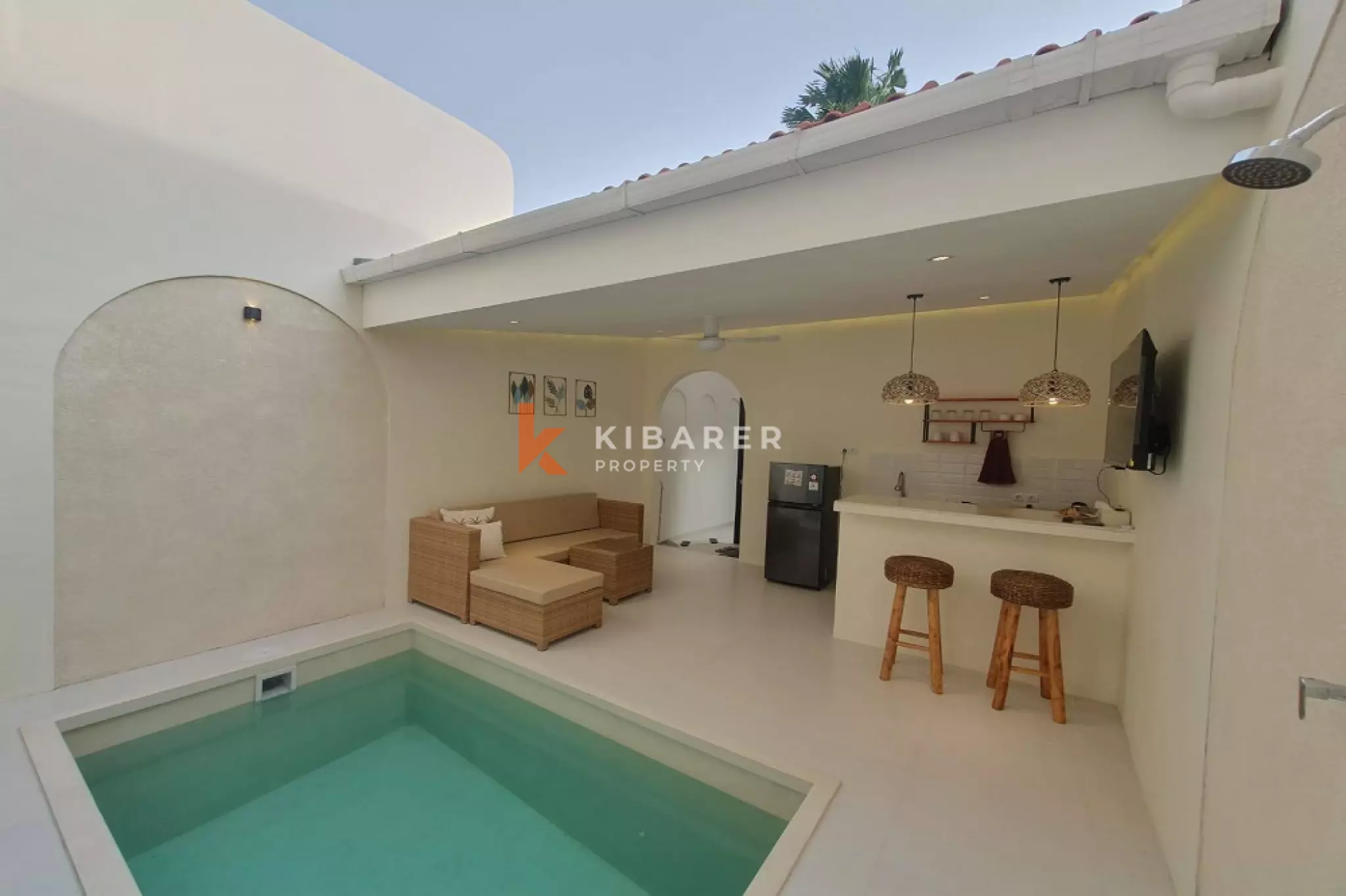 Tranquil Ricefield-View Two-Bedrooms Villa Near Sanur