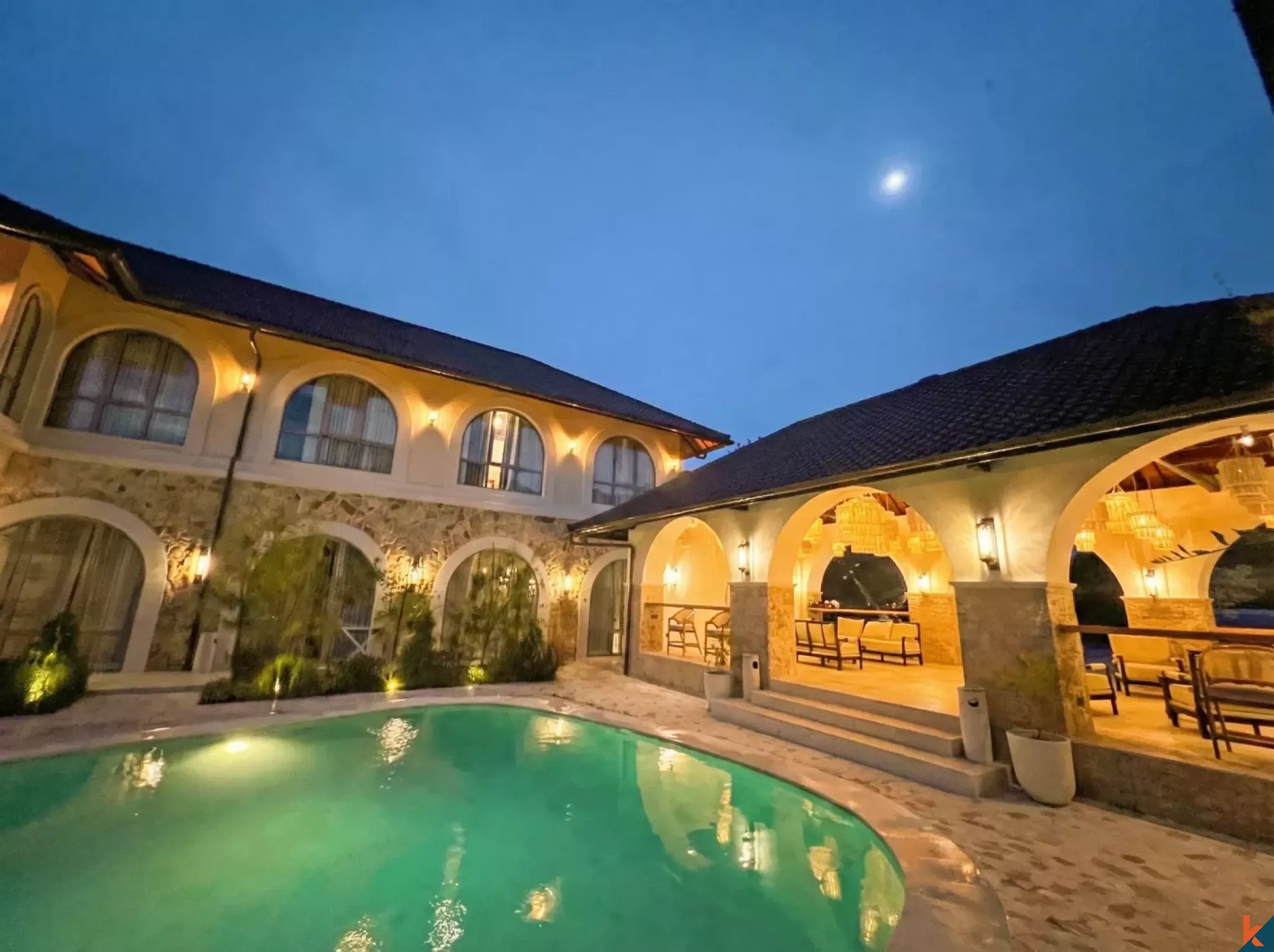 Villa Retret Satu Kamar Tidur yang Menakjubkan Dekat Pantai Tersedia untuk Disewa di Sanur